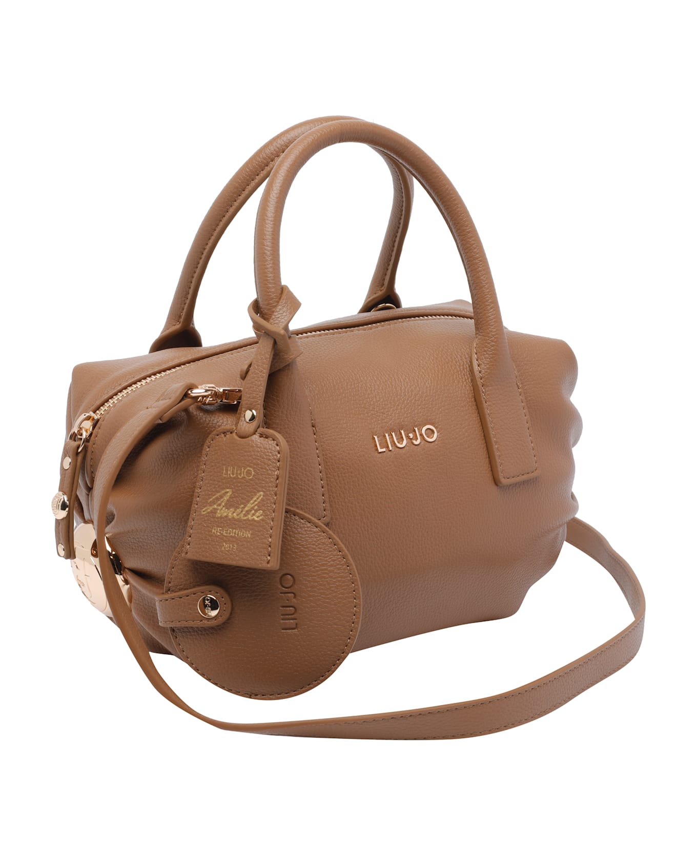 Liu-Jo Small Logo Handbag - Beige