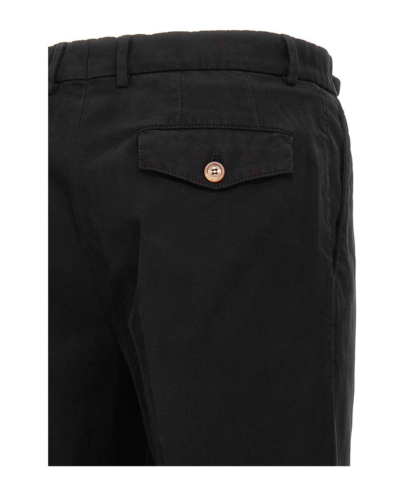 Brunello Cucinelli Double Pence Pants - Black