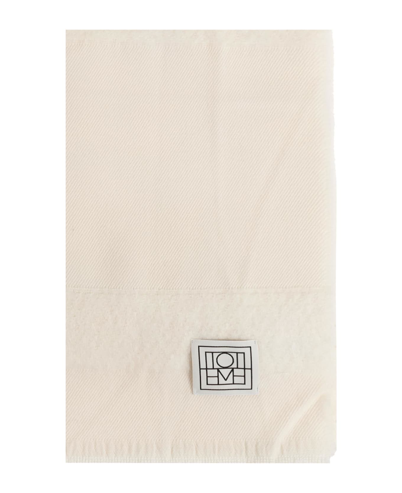 Totême Toteme Scarf With Logo - White