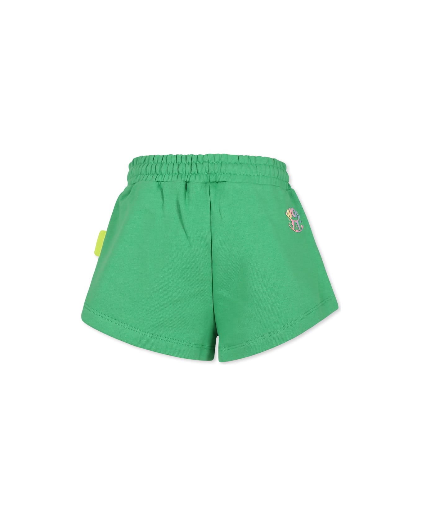Barrow Green Shorts For Girl With Smiley - Green