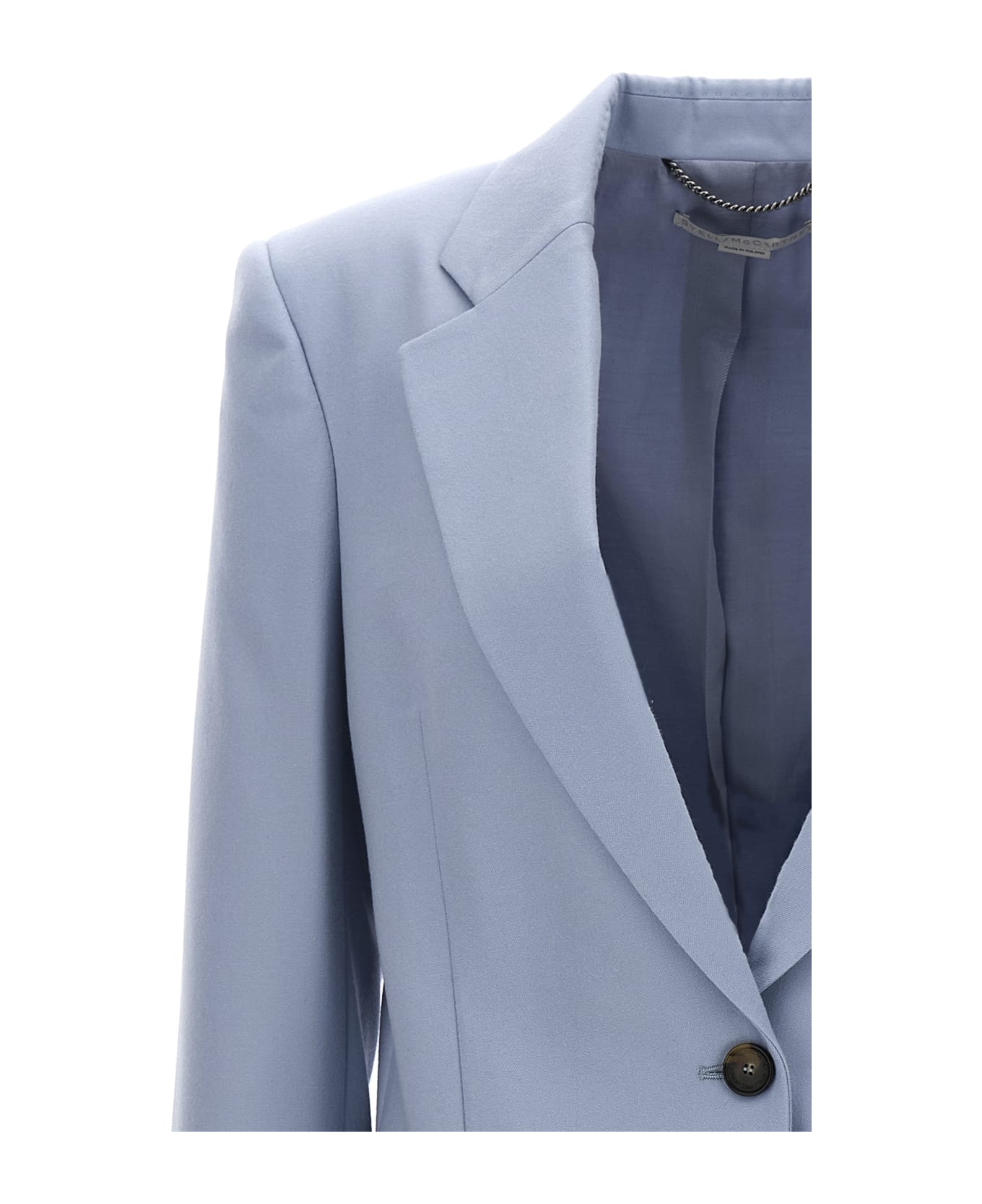 Stella McCartney Boyfriend' Blazer Jacket - Light Blue