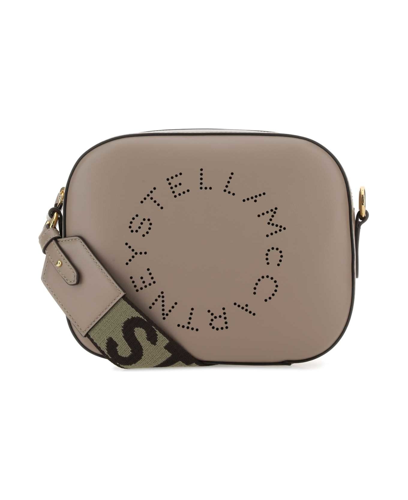 Stella McCartney Dove Grey Alter Mat Mini Stella Logo Crossbody Bag - 2800