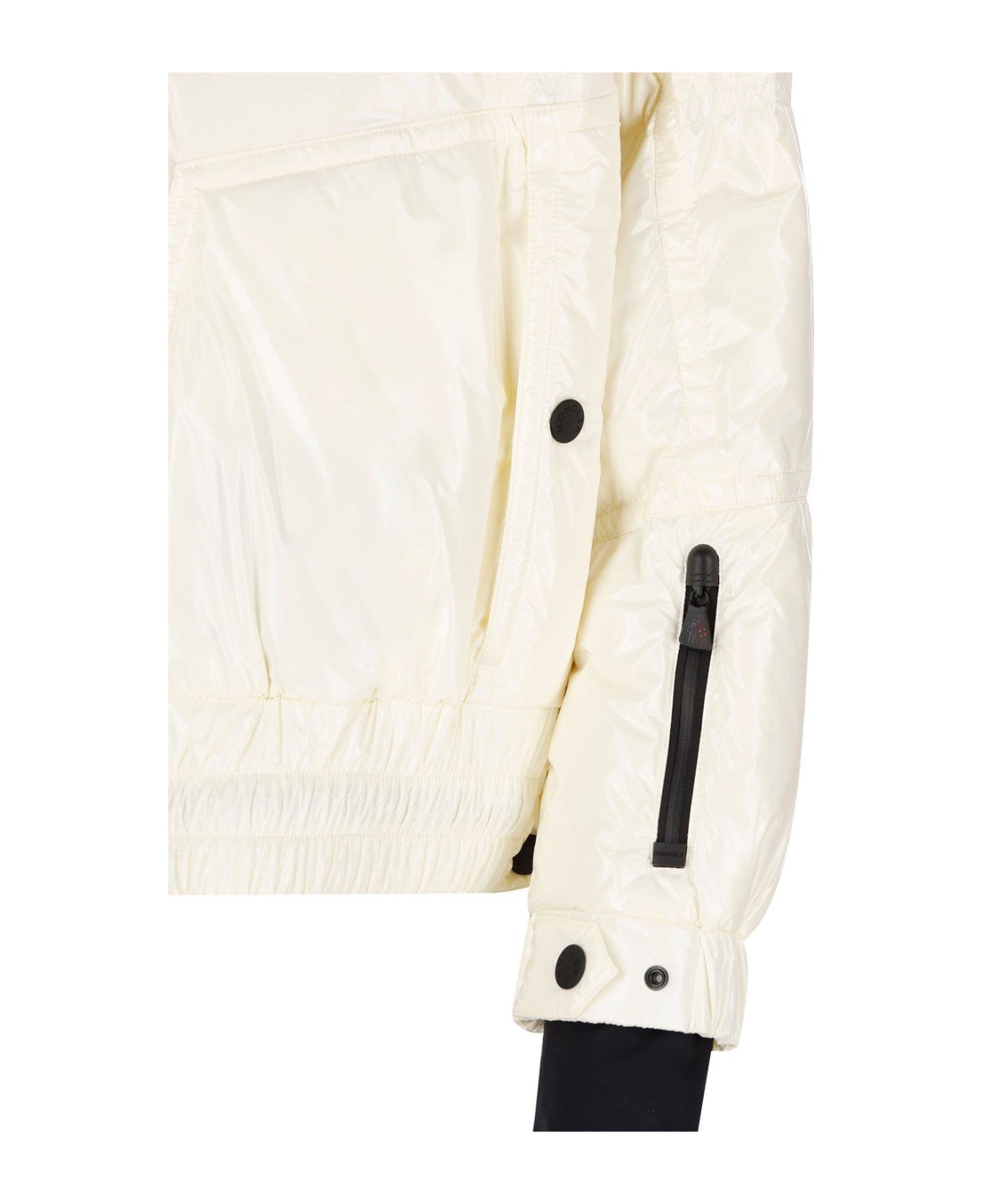 Moncler Grenoble Zip-up Padded Jacket - WHITE