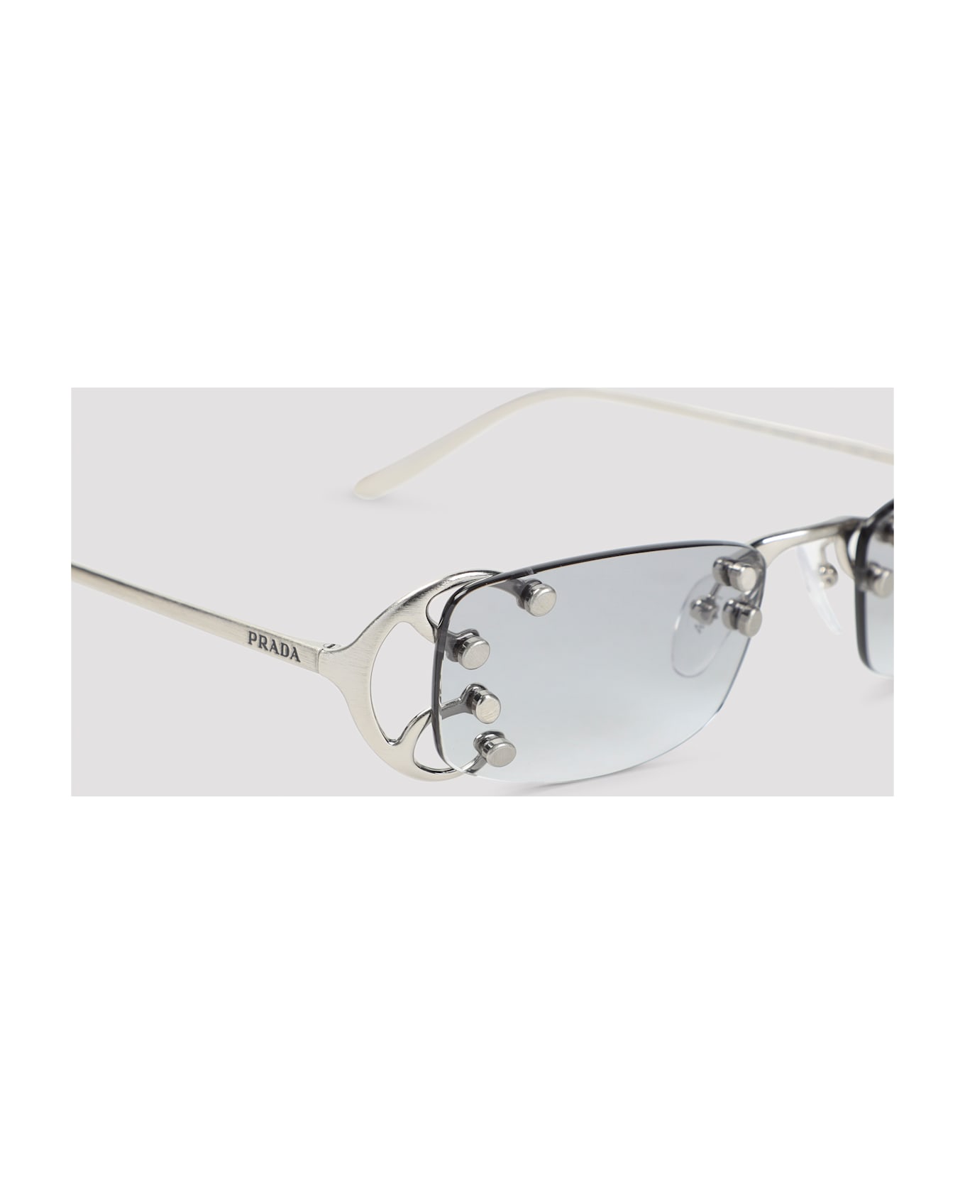 Prada Eyewear Fashion Show Sunglasses - V Argento Nouveau