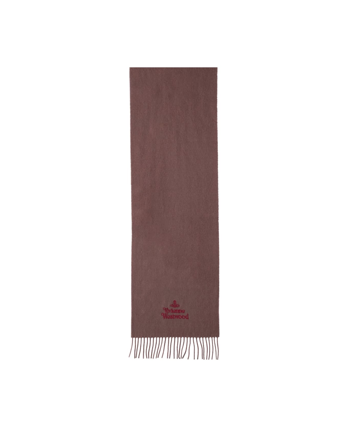Vivienne Westwood Wool Scarf - BROWN