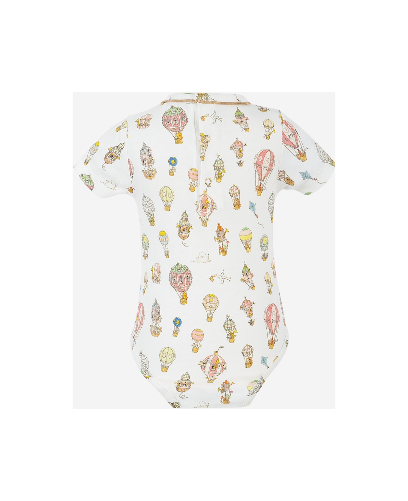 Atelier Choux Body Onesie Hot Air Balloons - Red