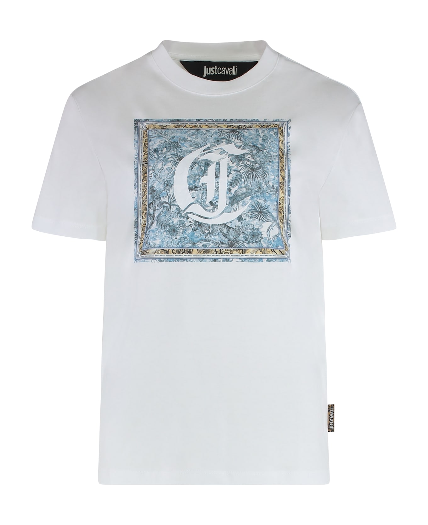 Just Cavalli T-shirt With Print - White