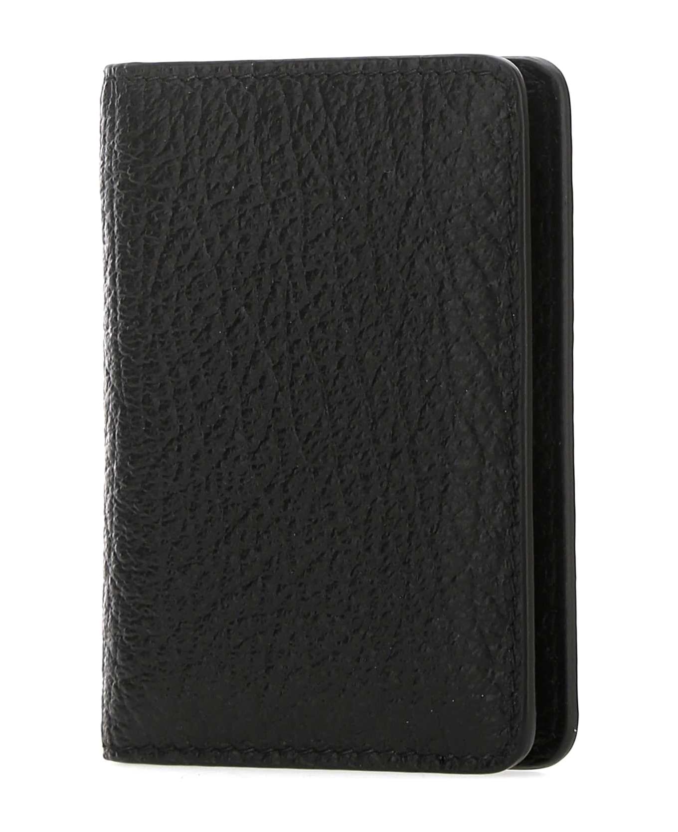 Maison Margiela Black Leather Card Holder - T8013