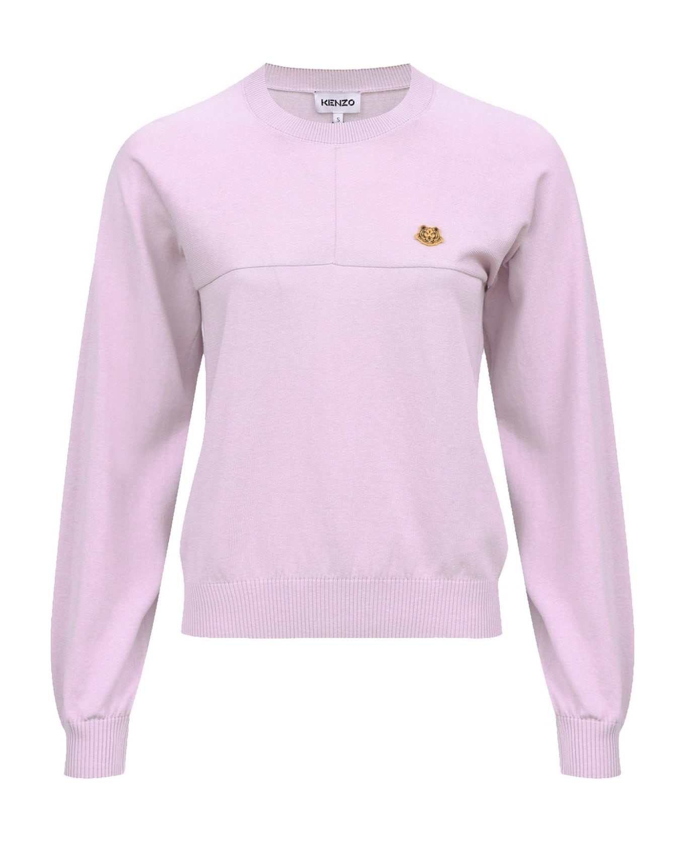Kenzo Logo Tiger Patch Sweater - Pink ニットウェア