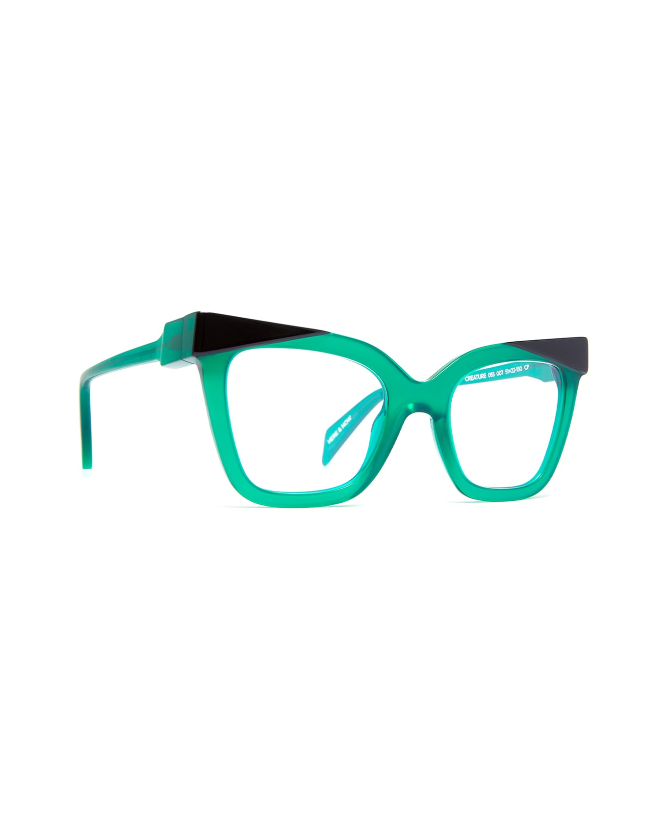 Siens Creature 065 007 Nero/ Verde Prato Glasses - Verde