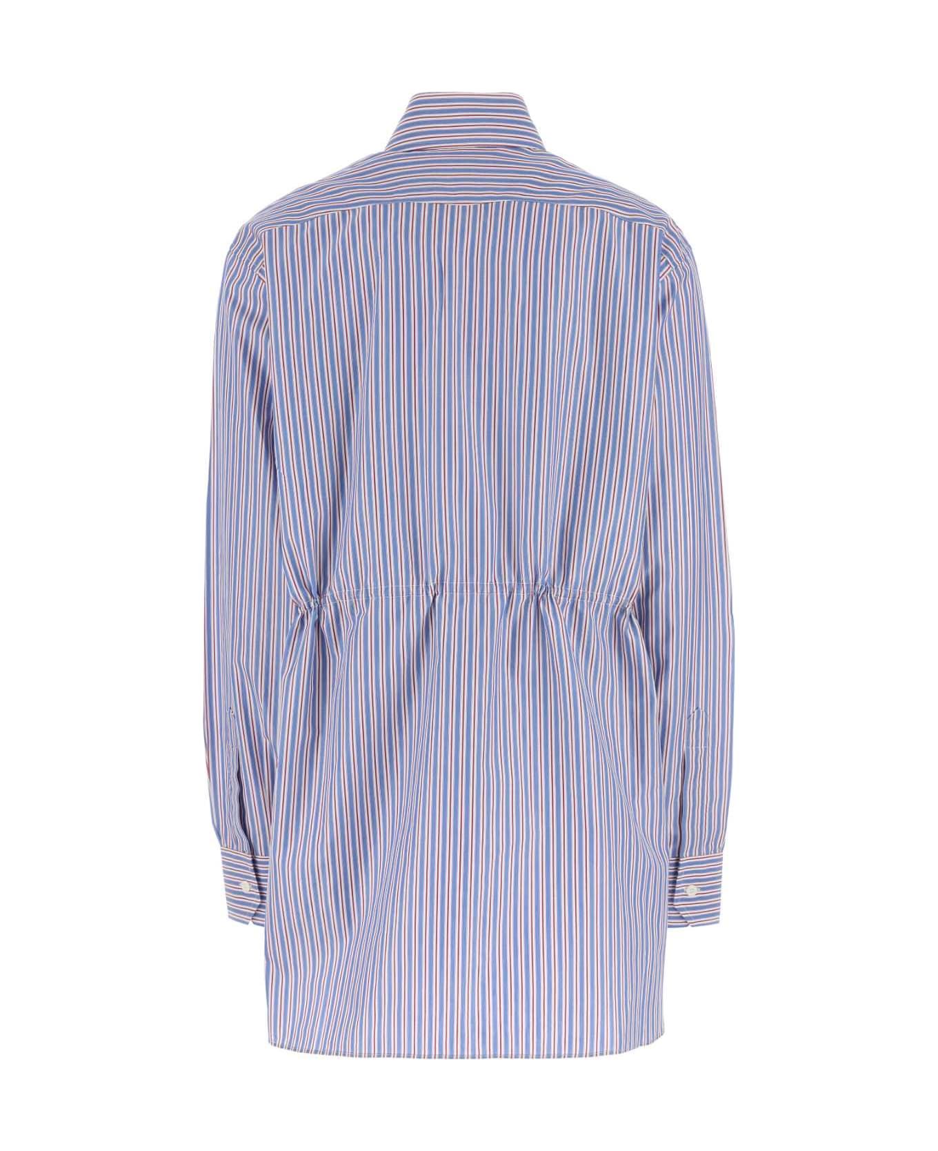 Embroidered Poplin Shirt