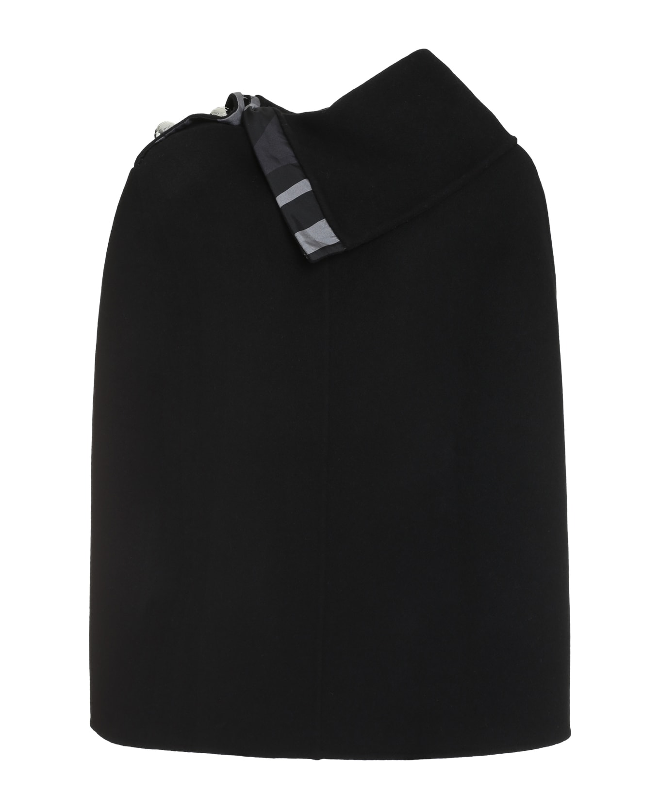 Pucci Virgin Wool Cape - black