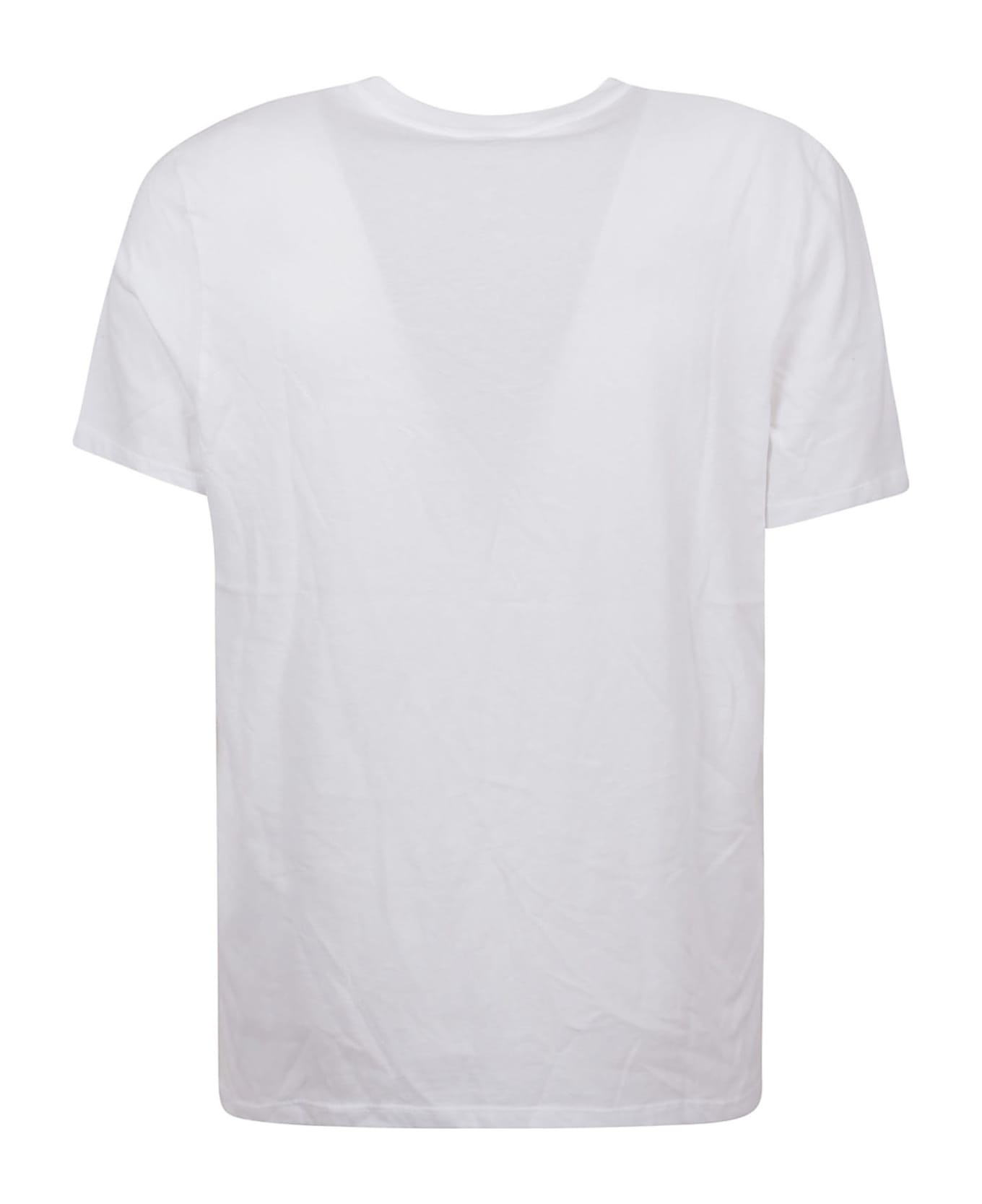 Majestic Filatures Julien - Round Neck Short Sleeve - White Tシャツ