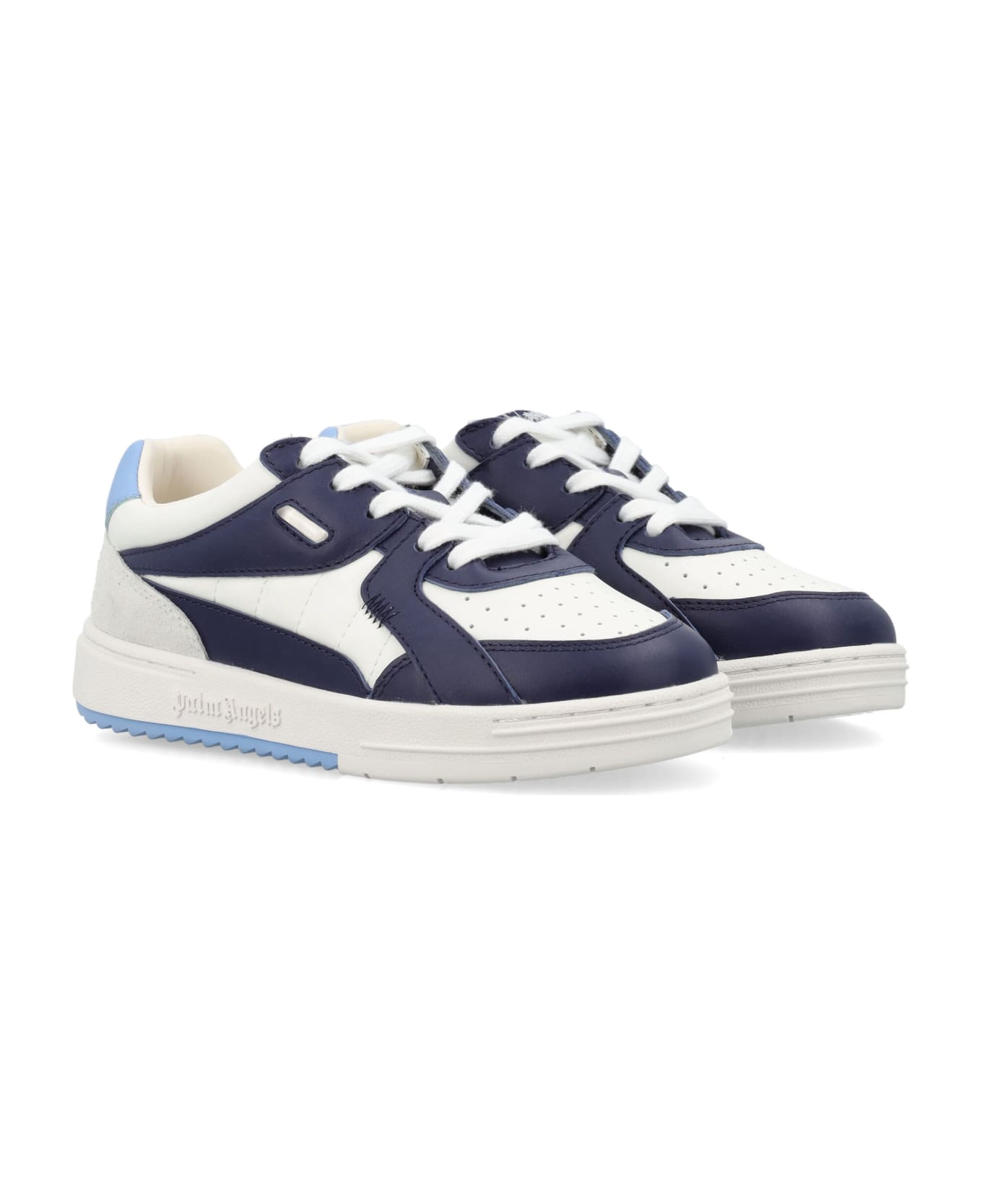 Palm Angels University Sneakers - WHITE BLUE