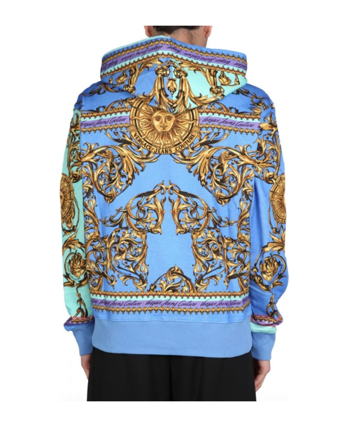 Versace Jeans Couture Jeans Couture Printed Sweatshirt - Blue