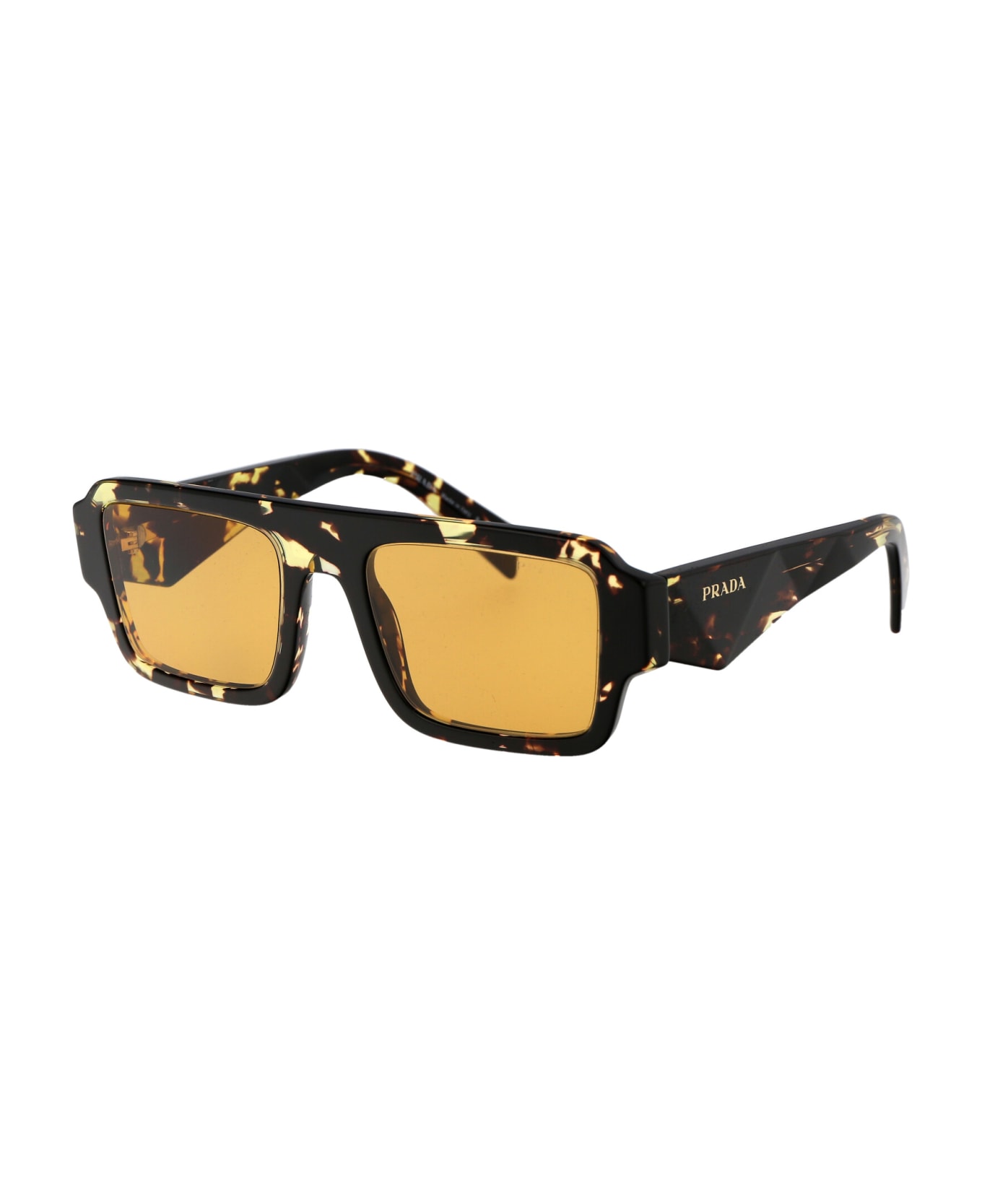 Prada Eyewear 0pr A05s Sunglasses - 16O10C Black Malt Tortoise