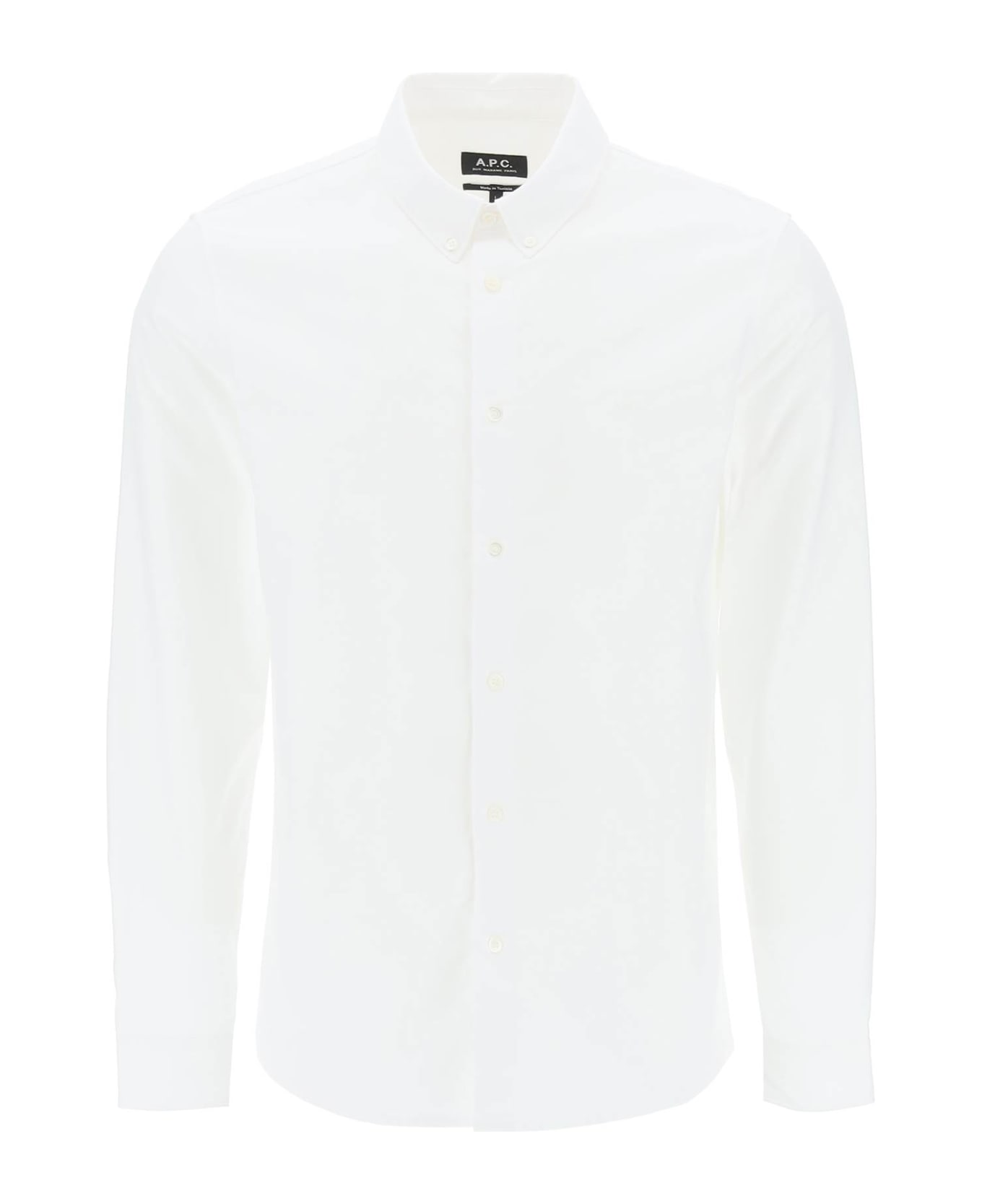 A.P.C. Greg Cotton Shirt - BLANC (White) シャツ