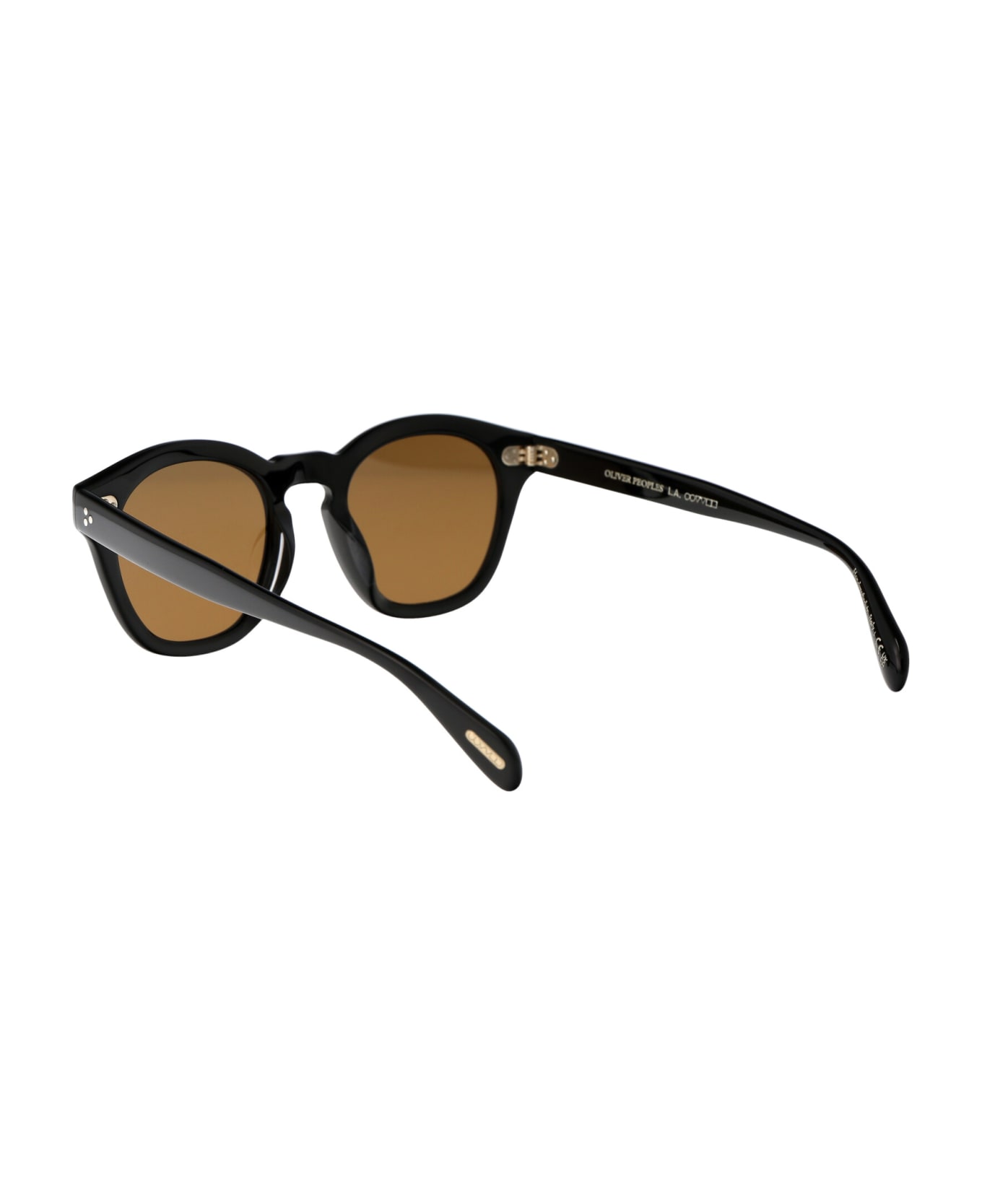 Oliver Peoples Op-506 Sun Sunglasses - 166941 Black Diamond/Argento spazzolato