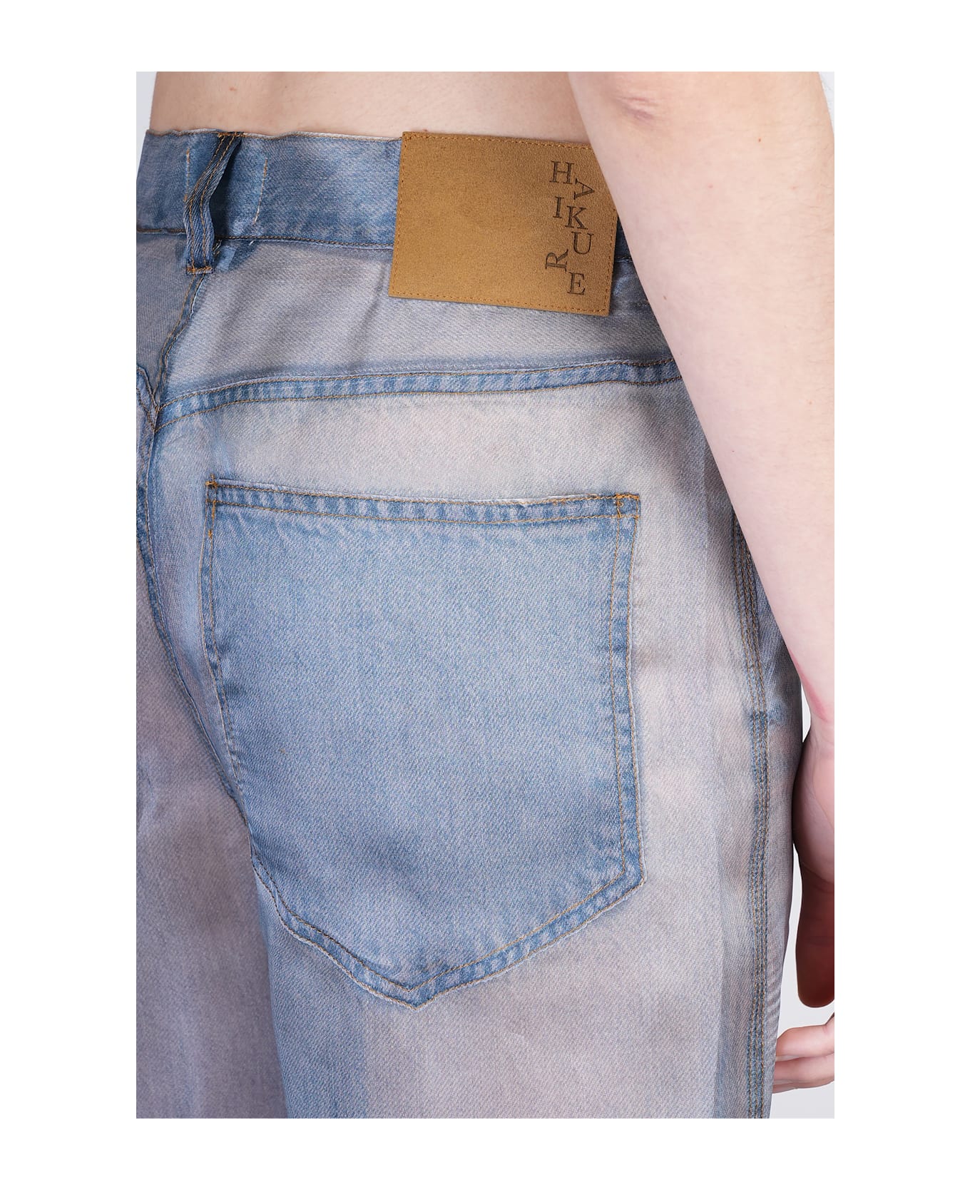 Haikure Winona Jeans In Blue Cotton - blue