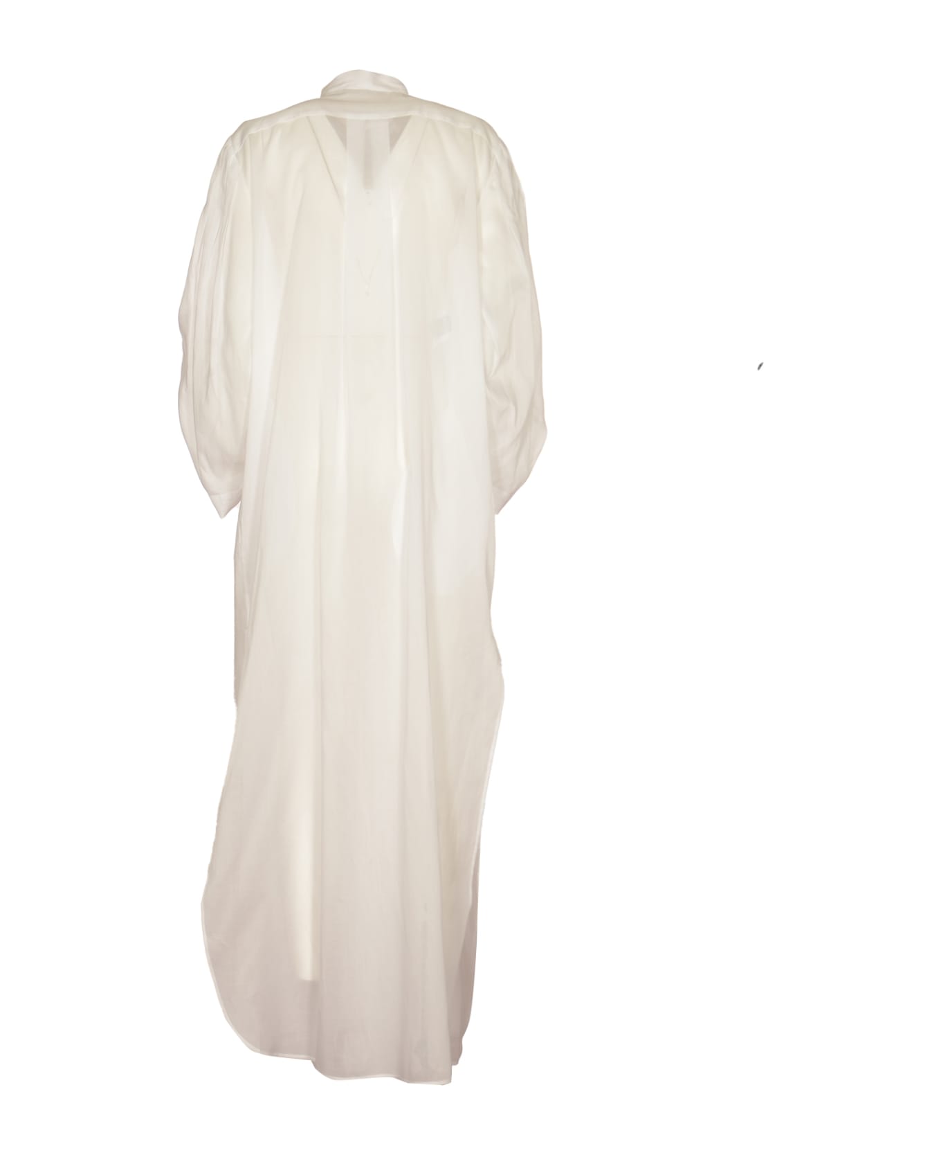 Alberta Ferretti Oversized Long-length Dress - White ワンピース＆ドレス