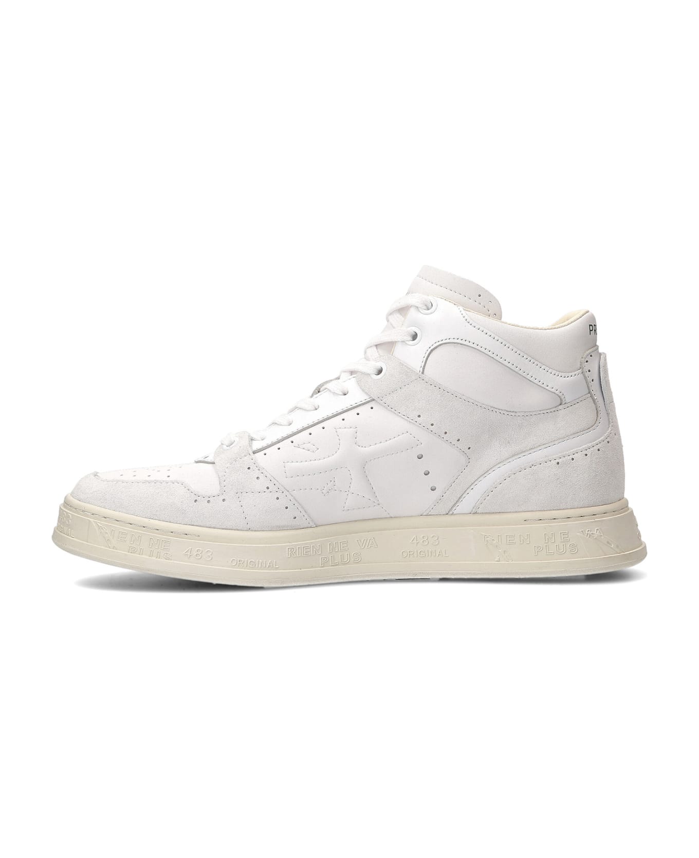Premiata Hi-top Sneakers - WHITE