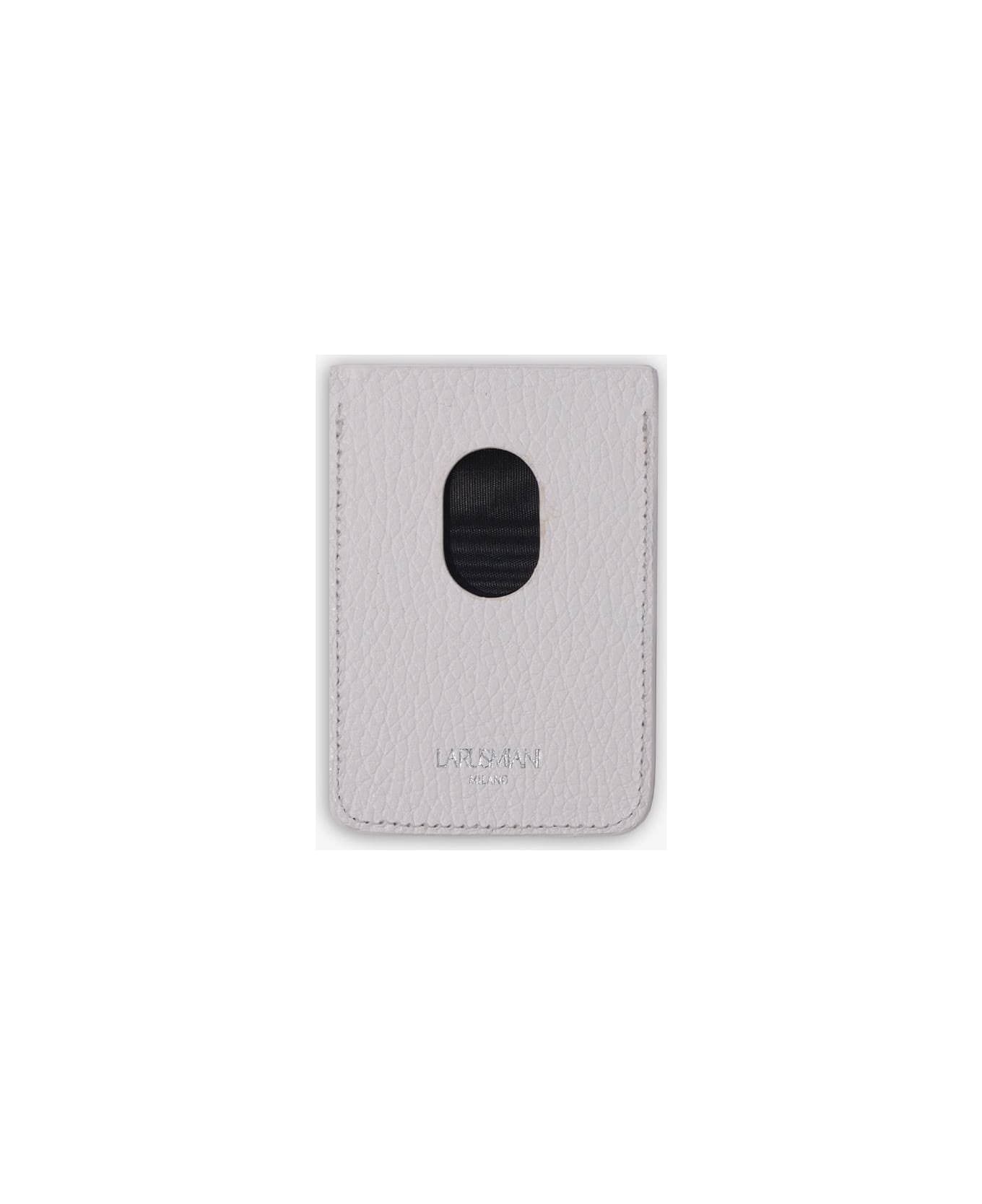 Larusmiani Magnetic Credit Card Holder For Iphone Accessory - White