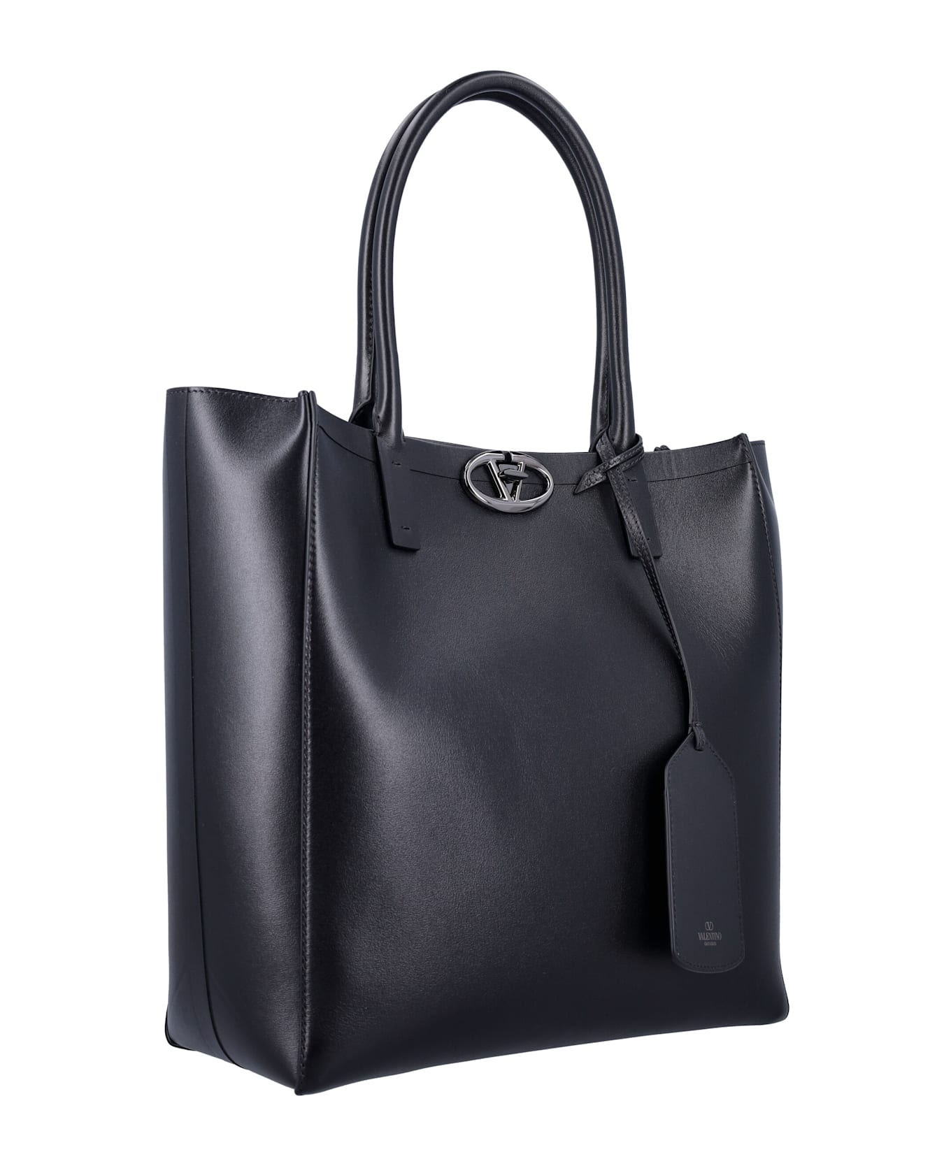 Valentino Garavani V-logo Tote Bag - NERO