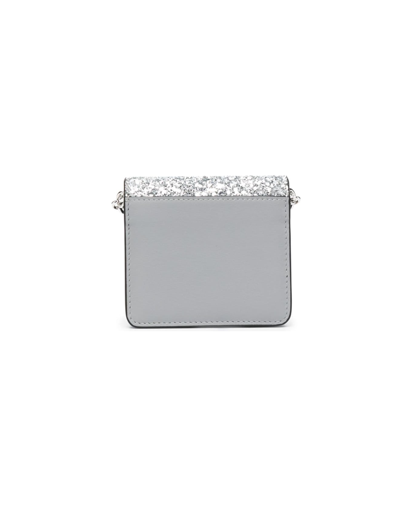 Maison Margiela Wallet On Chain Small - Silver