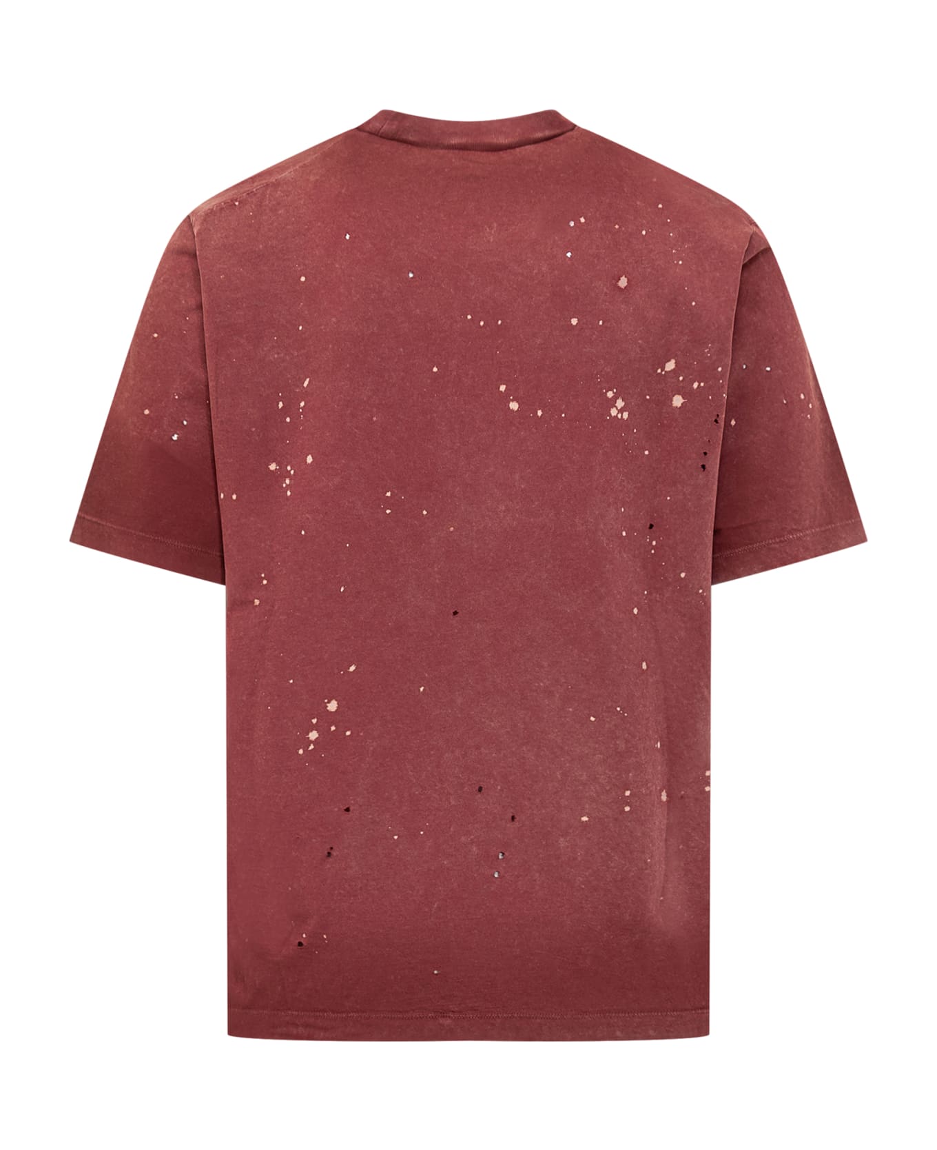 Dsquared2 Red Cotton T-shirt - CHERRY POP