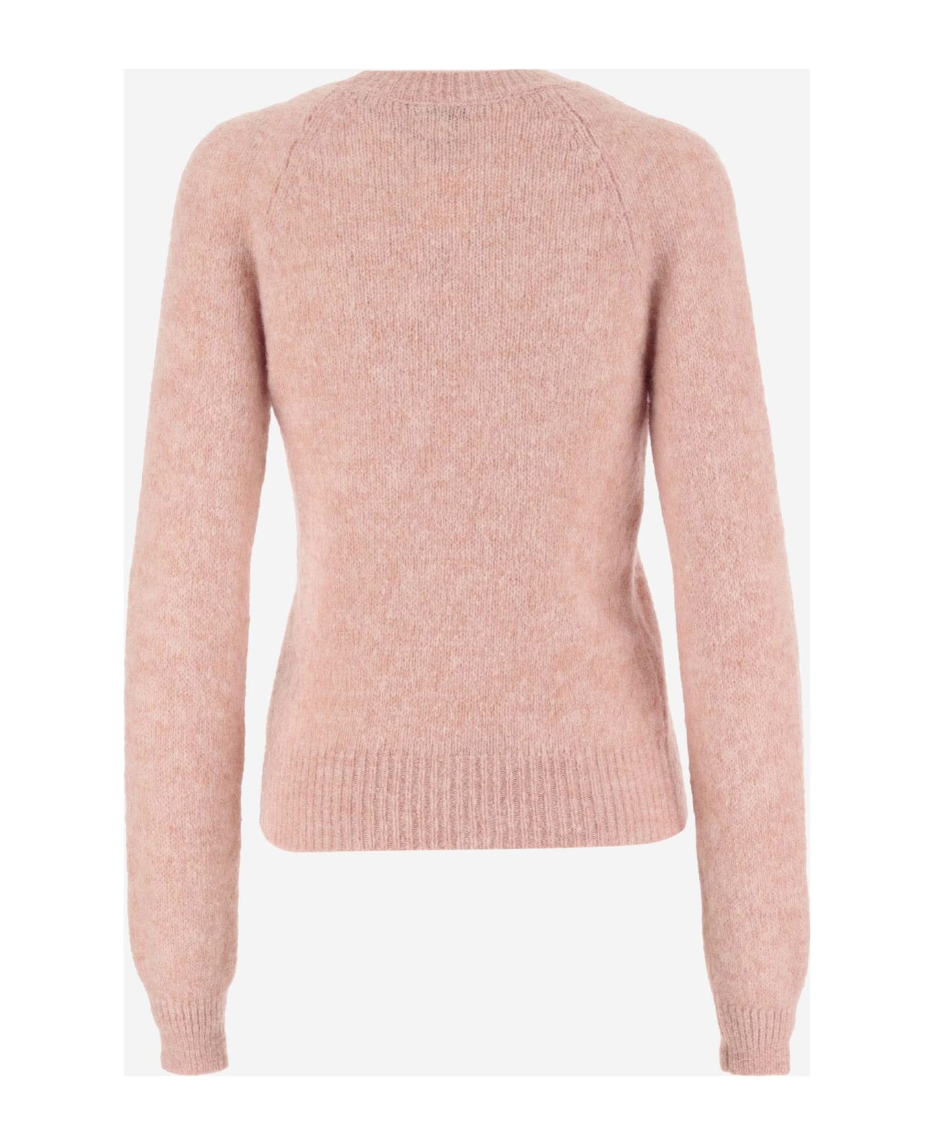 Dries Van Noten Wool-blend Jumper - Pink ニットウェア