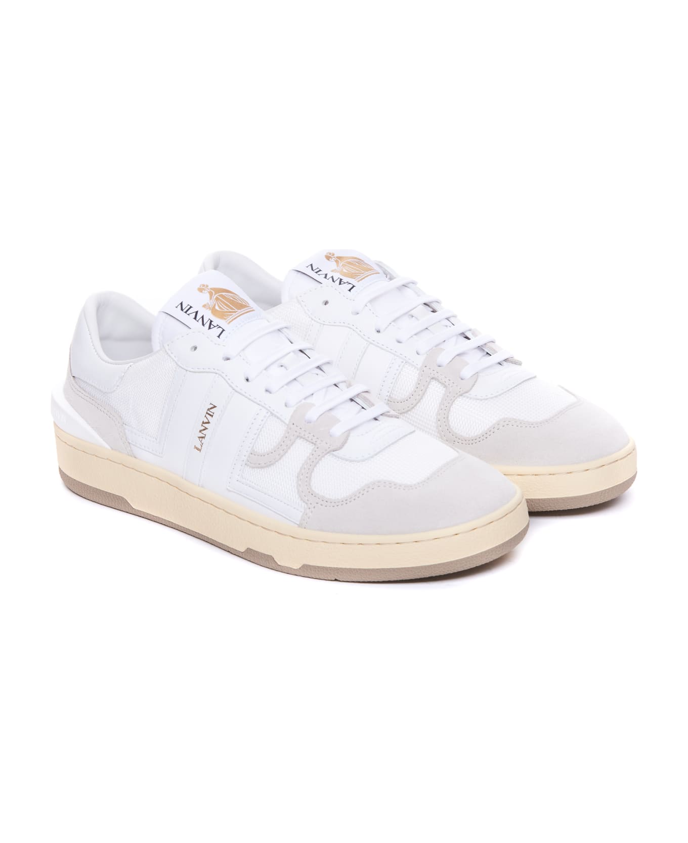 Lanvin Clay Low Top Sneakers - White スニーカー