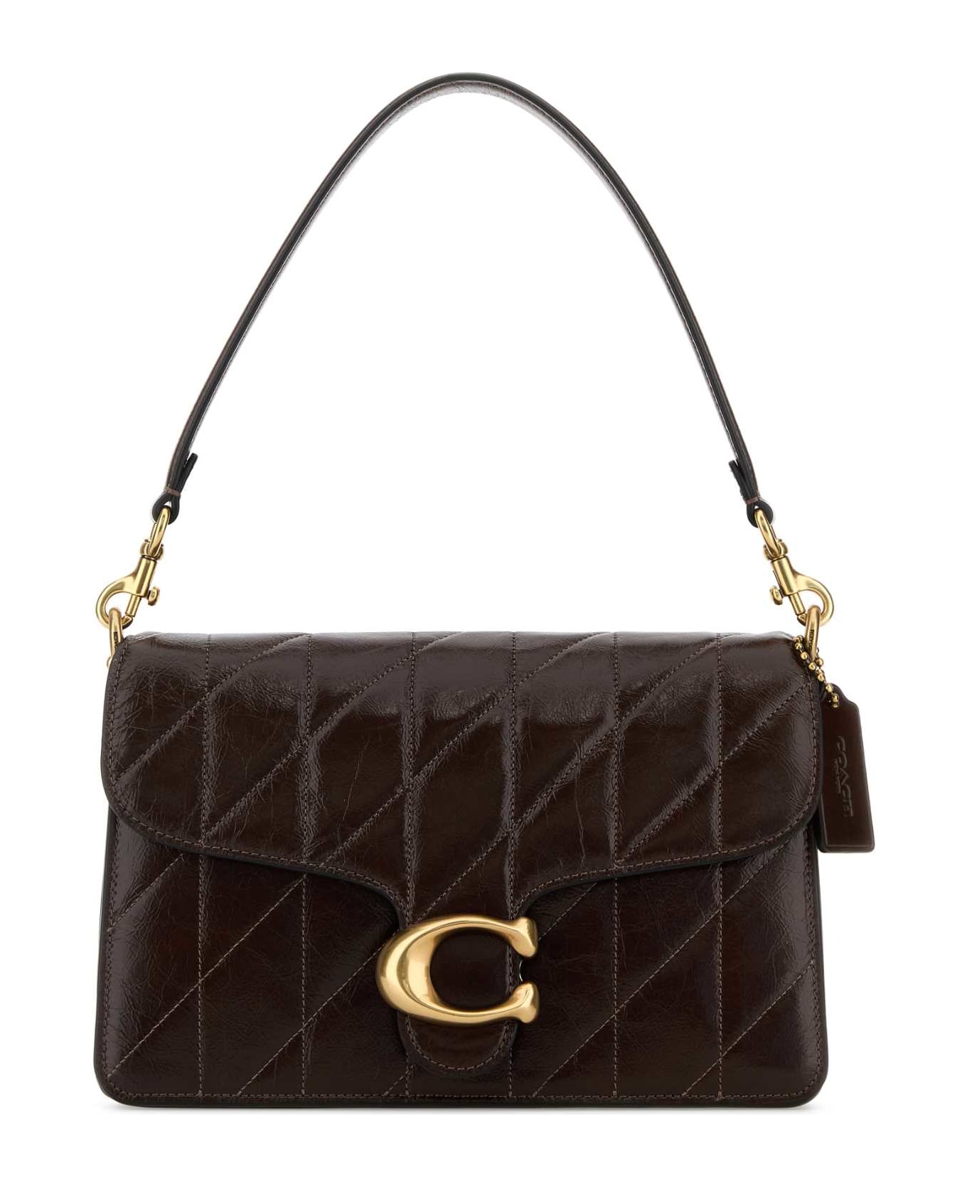 Coach Chocolate Leather Tabby Shoulder Bag - B4MAPLE トートバッグ