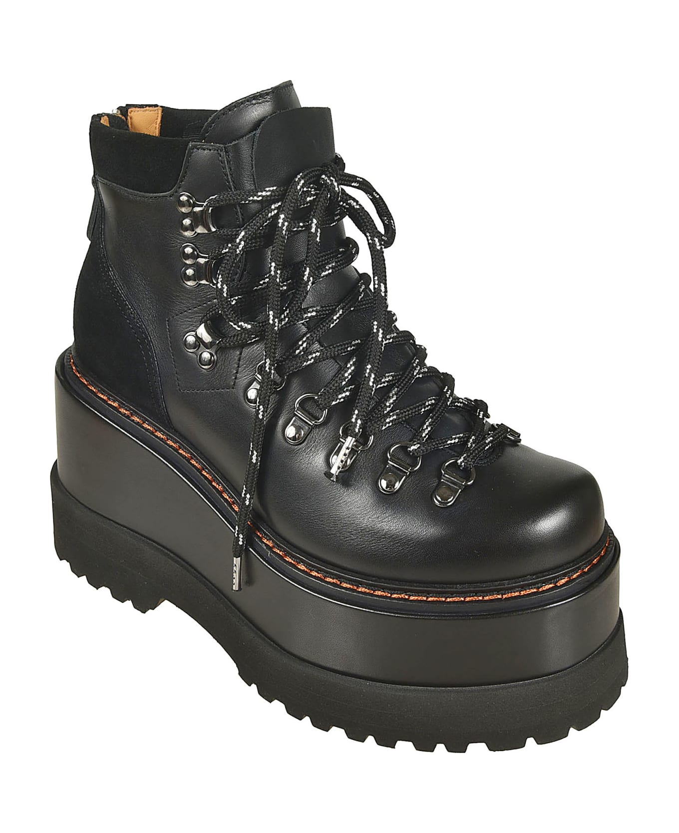 R13 Trailblazer Ankle Platform Boots - Black ブーツ