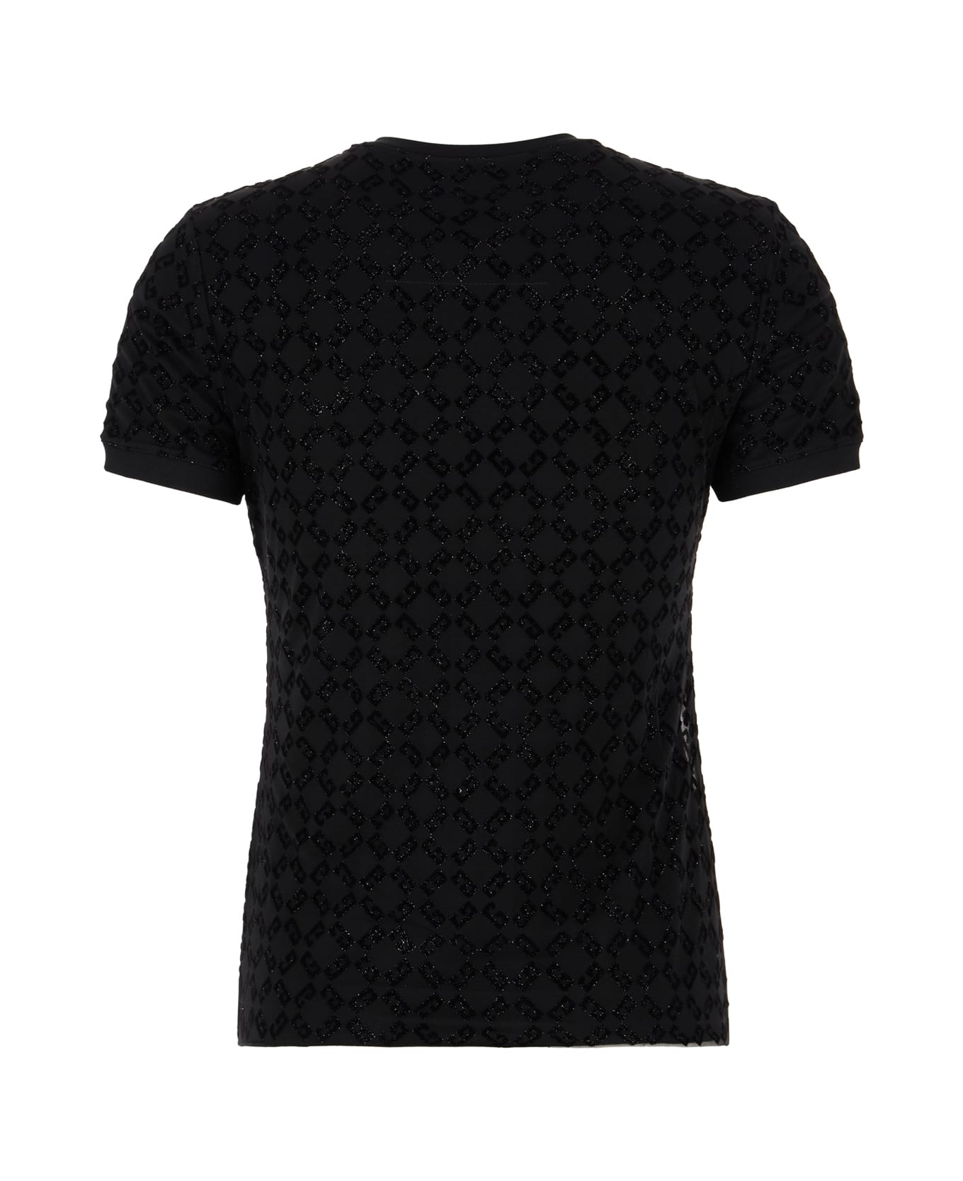 Givenchy Black Cotton T-shirt - BLACK SILVERY