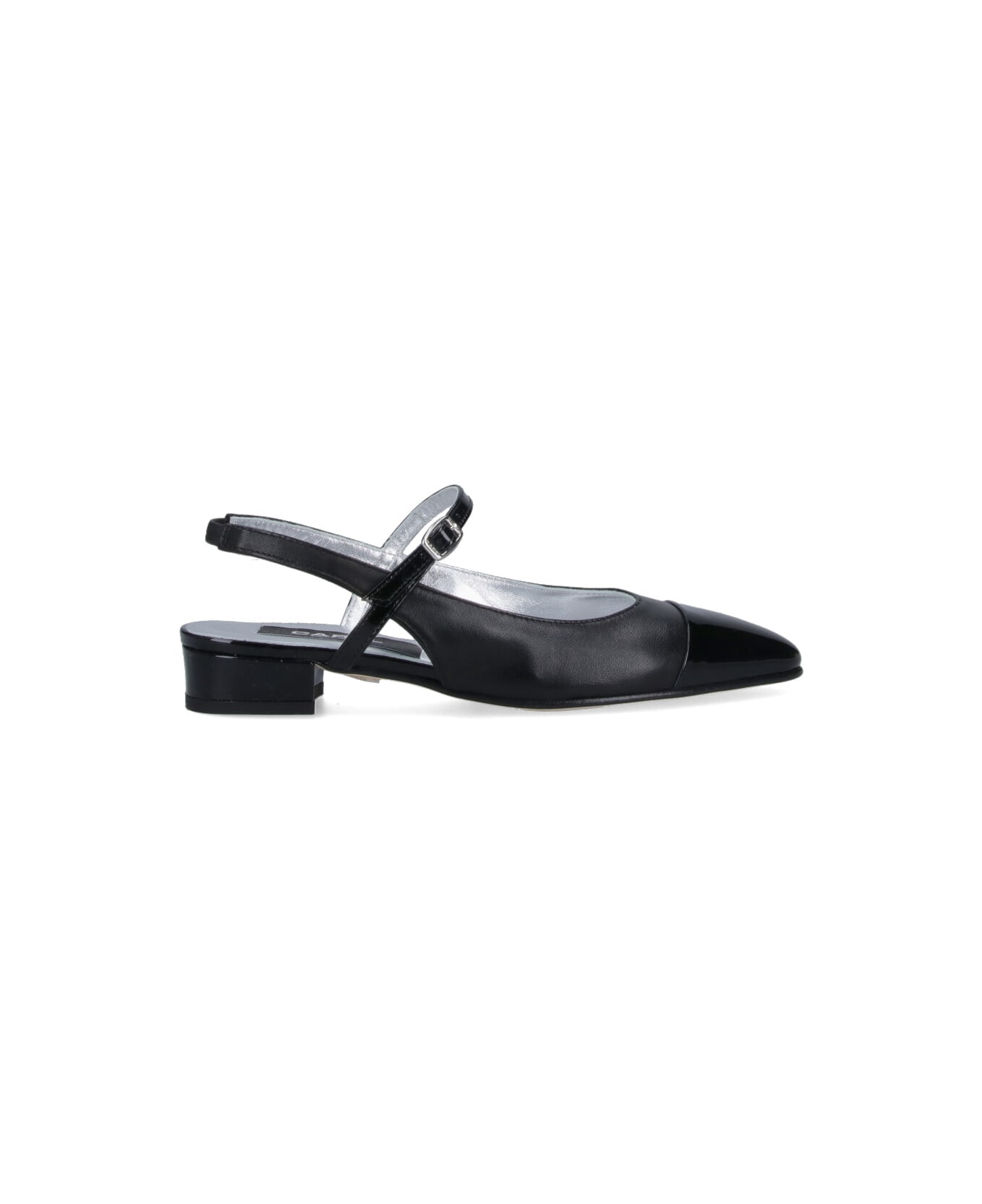 Carel "oceano" Slingback Mules - Black  
