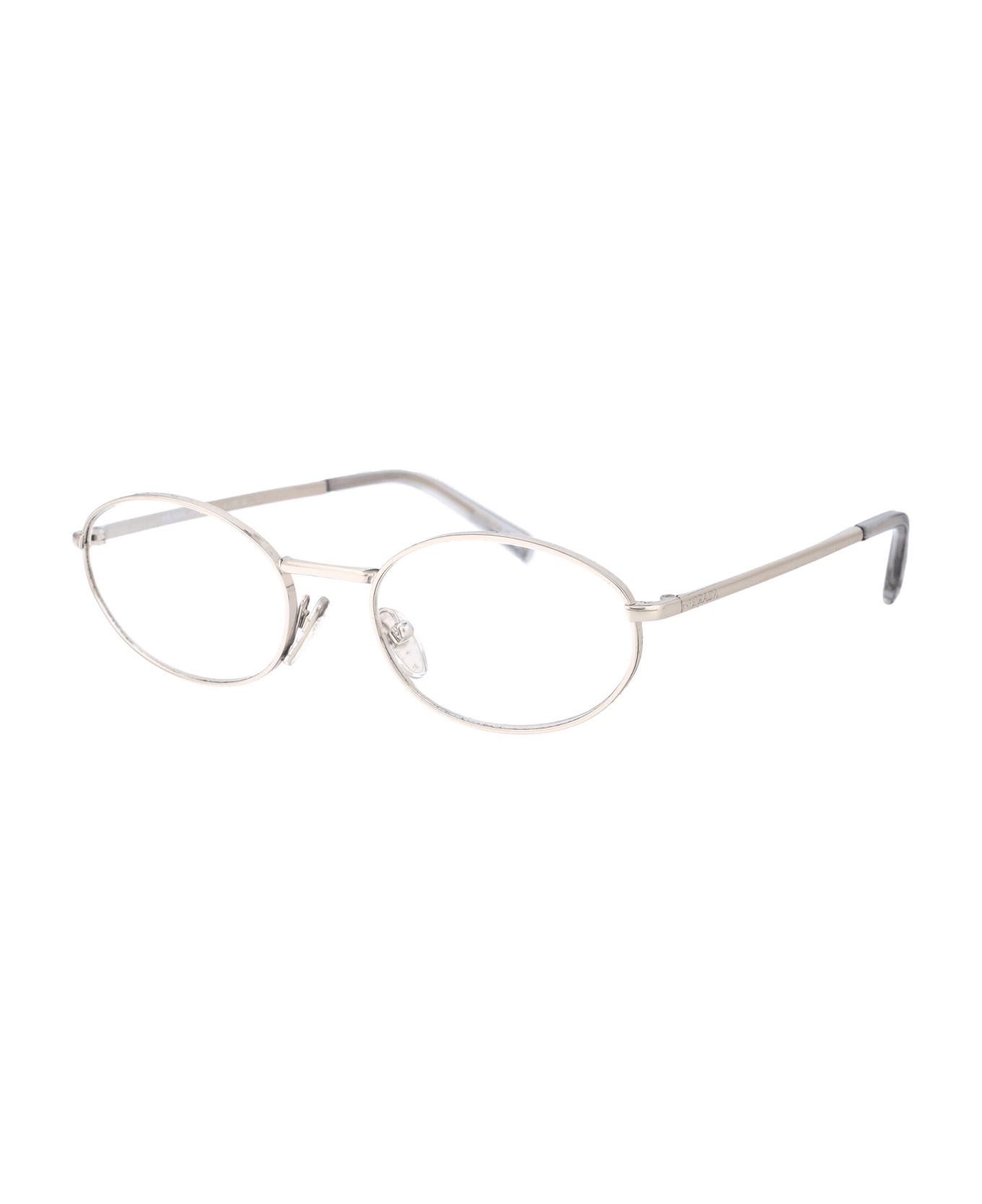 Prada Eyewear 0pr A57v Glasses - 1BC1O1 SILVER