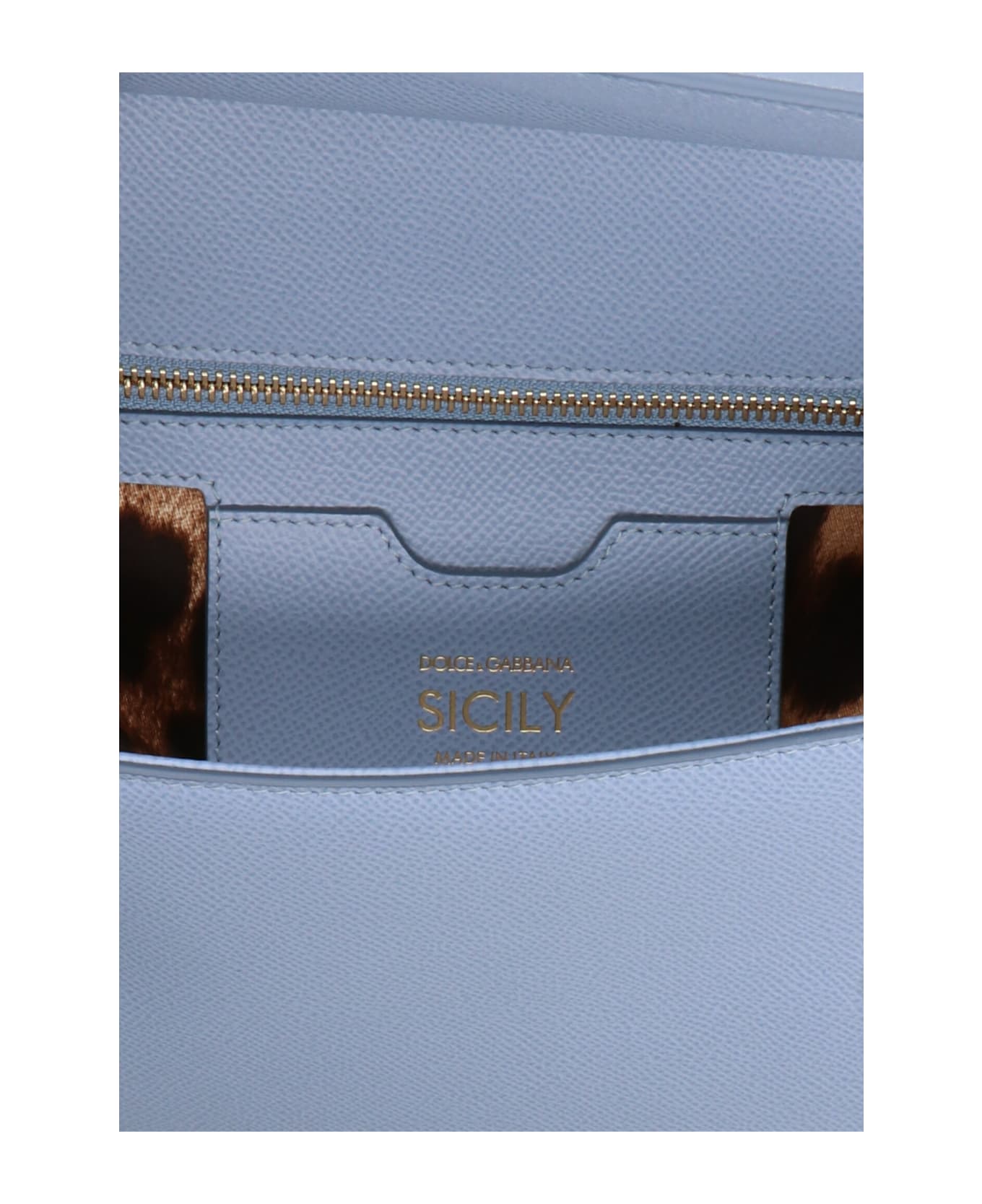 Dolce & Gabbana Dauphine Leather Medium Sicily Tote - Lilla