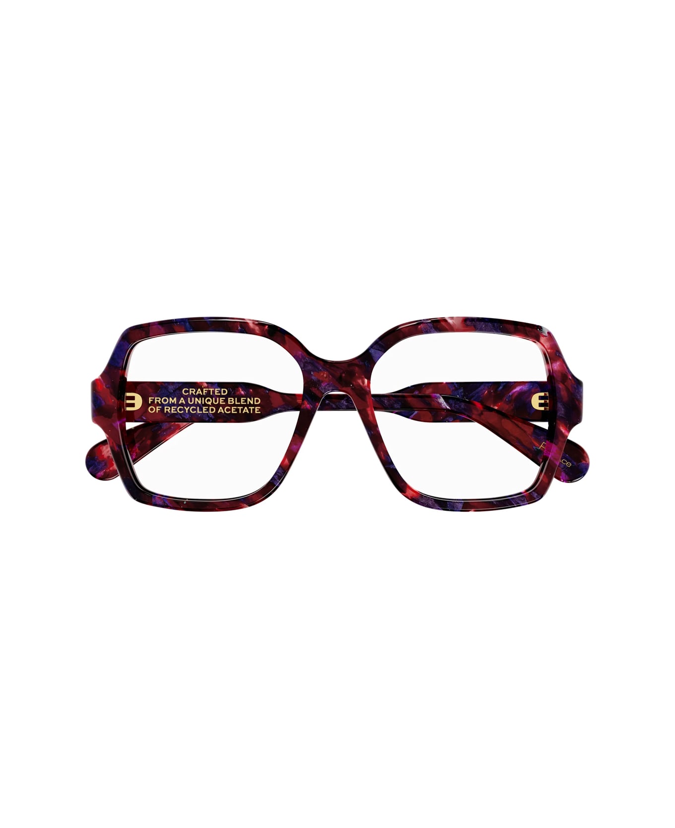 Chloé Ch0155o Linea Gayia 008 Glasses - Rosso アイウェア