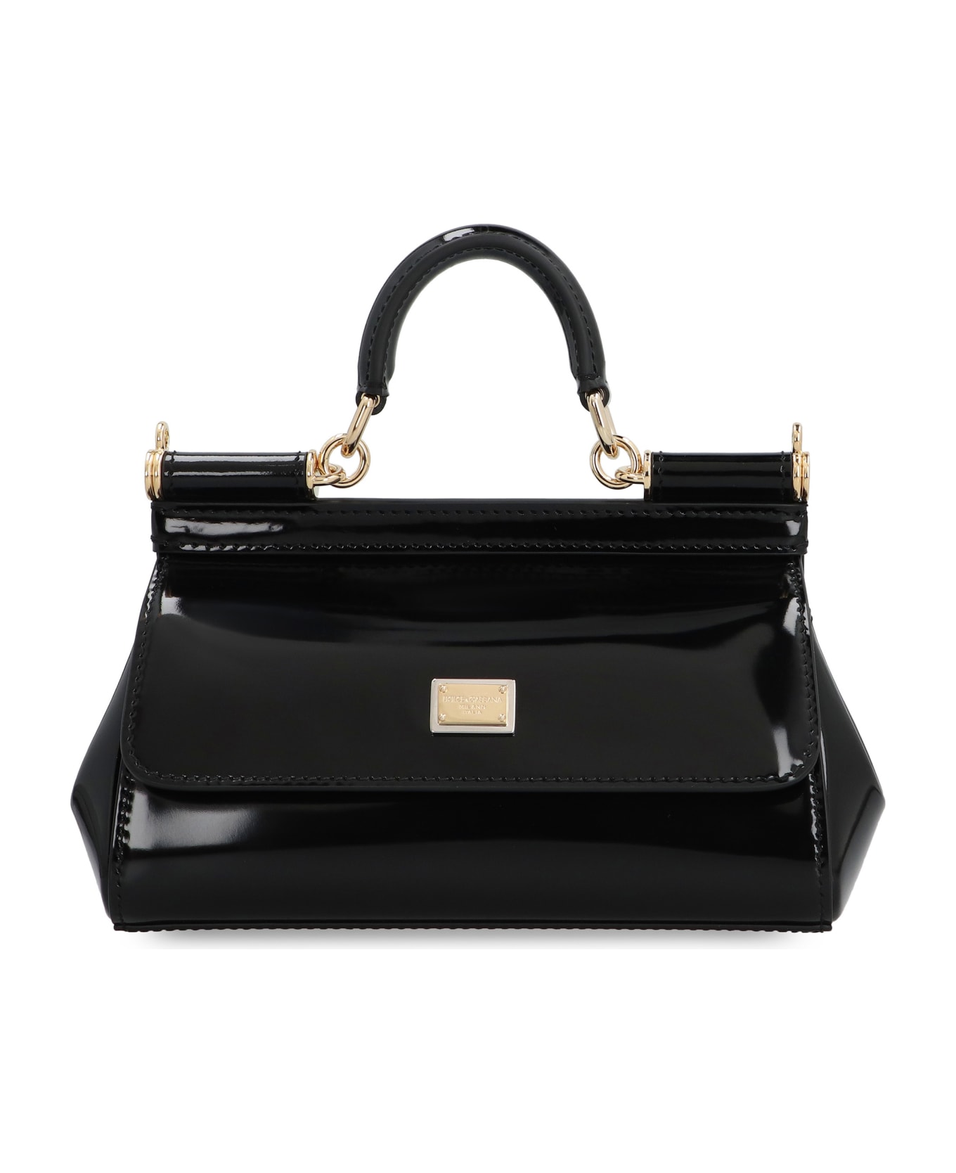 Dolce 
Gabbana Sicily Small Leather Handbag - black