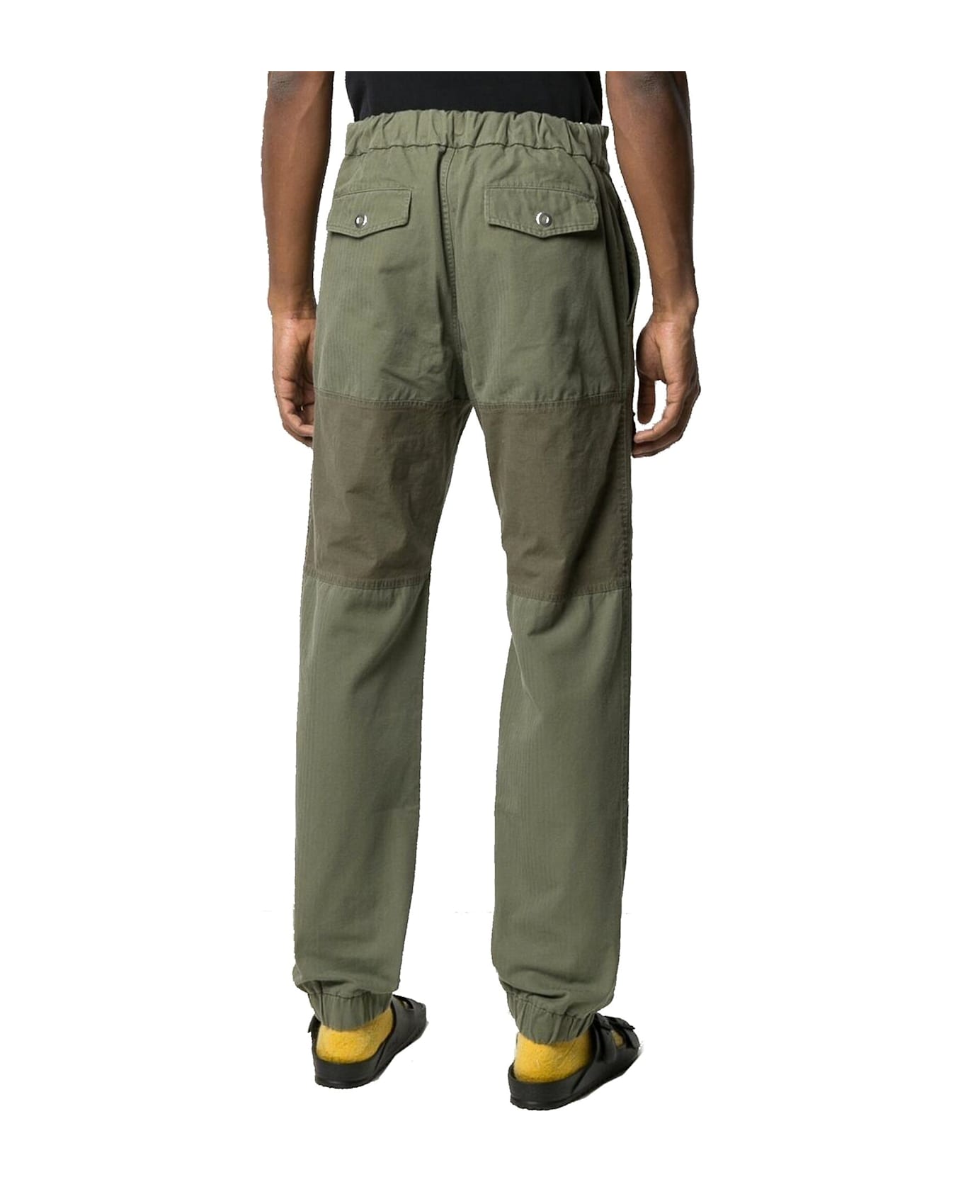 Palm Angels Cotton Trousers - Green