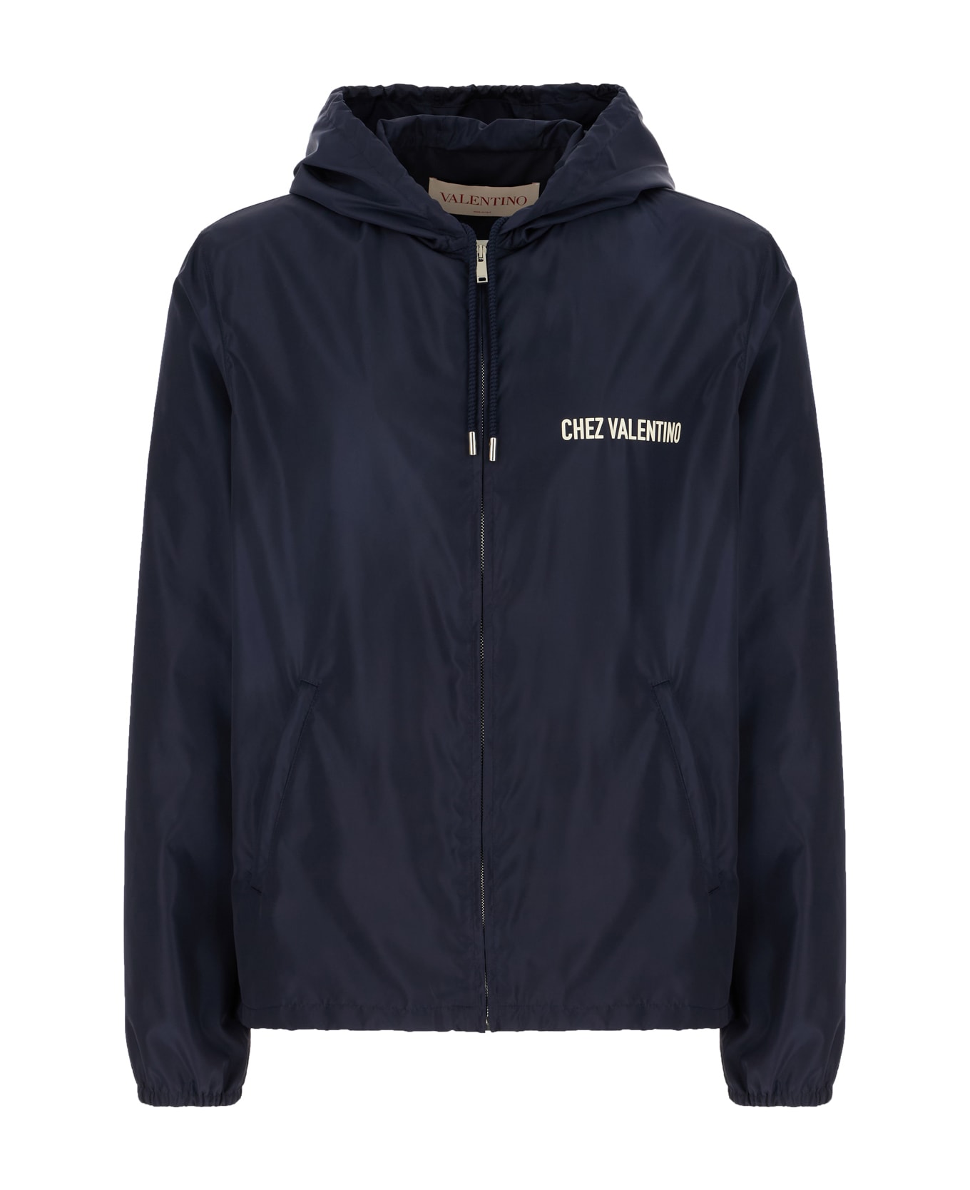 Valentino Garavani Midnight Blue Nylon Jacket - Blue
