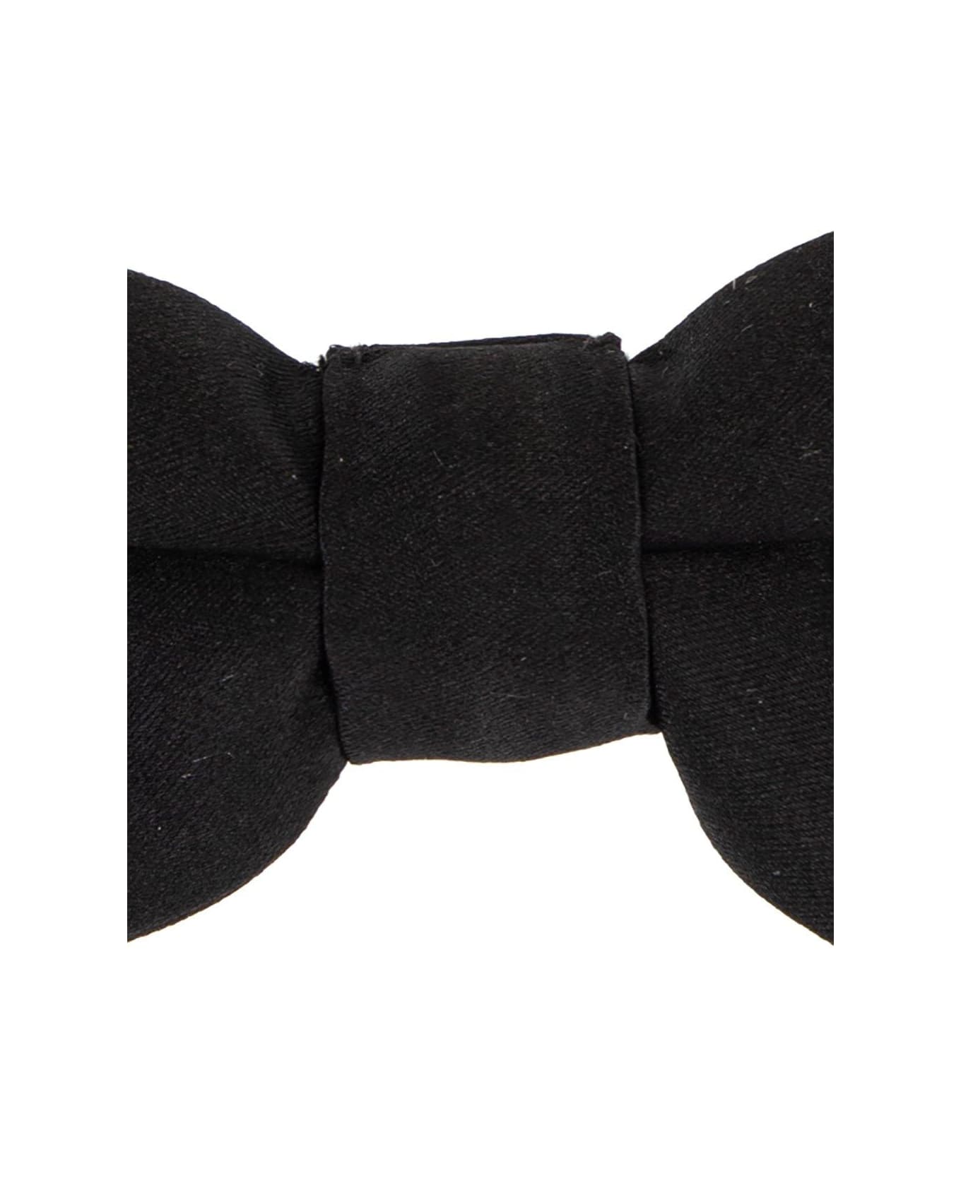 Givenchy Papillon Hook-clipped Bow Tie - NERO