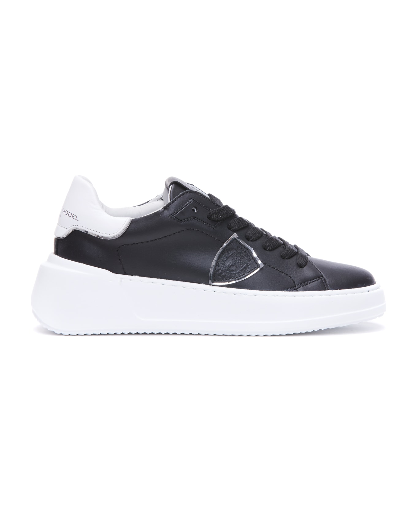 Philippe Model Tres Temple Low Sneakers - Black