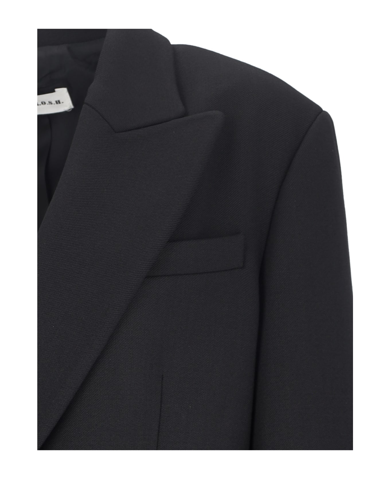 Parosh Double-breasted Blazer - Black  