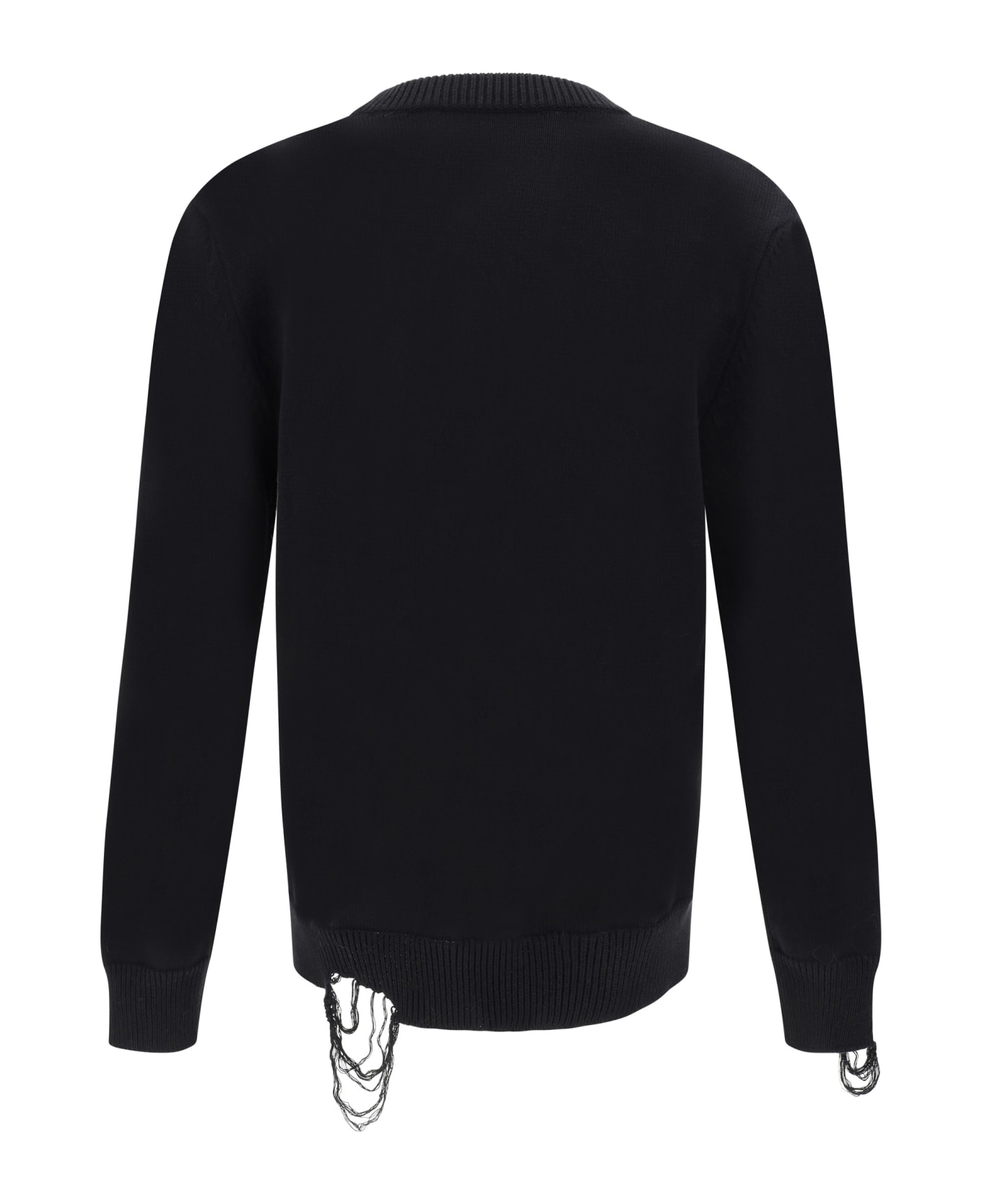Givenchy Cotton Crew-neck Sweater - Black/white