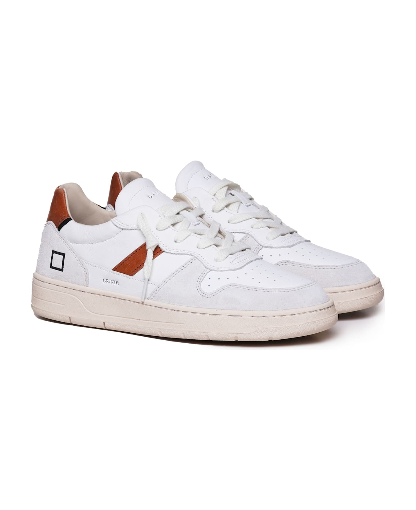 D.A.T.E. Sneakers In Leather D.A.T.E. - WHITE