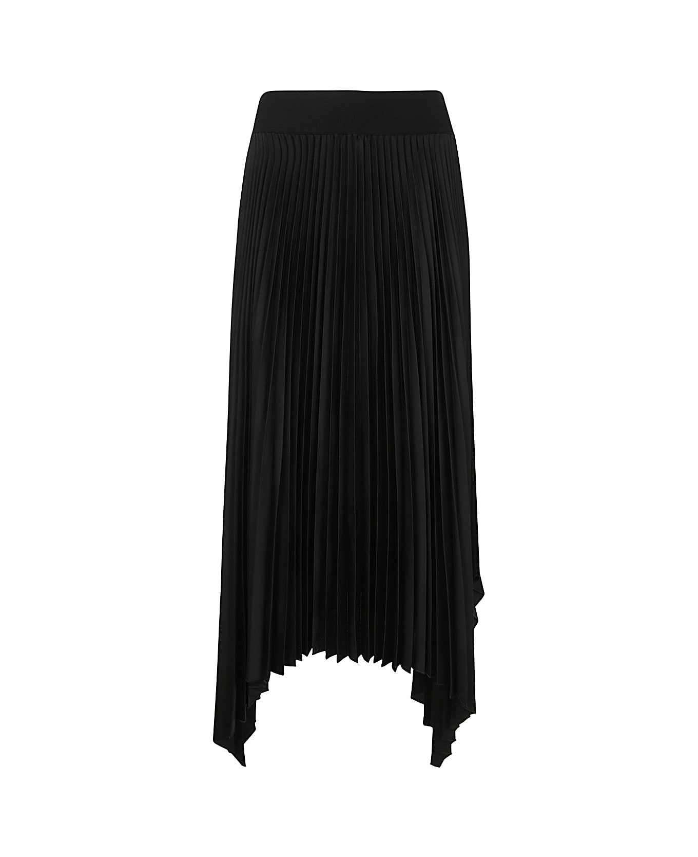 Joseph Ade Skirt Knit Weave Plisse - Black