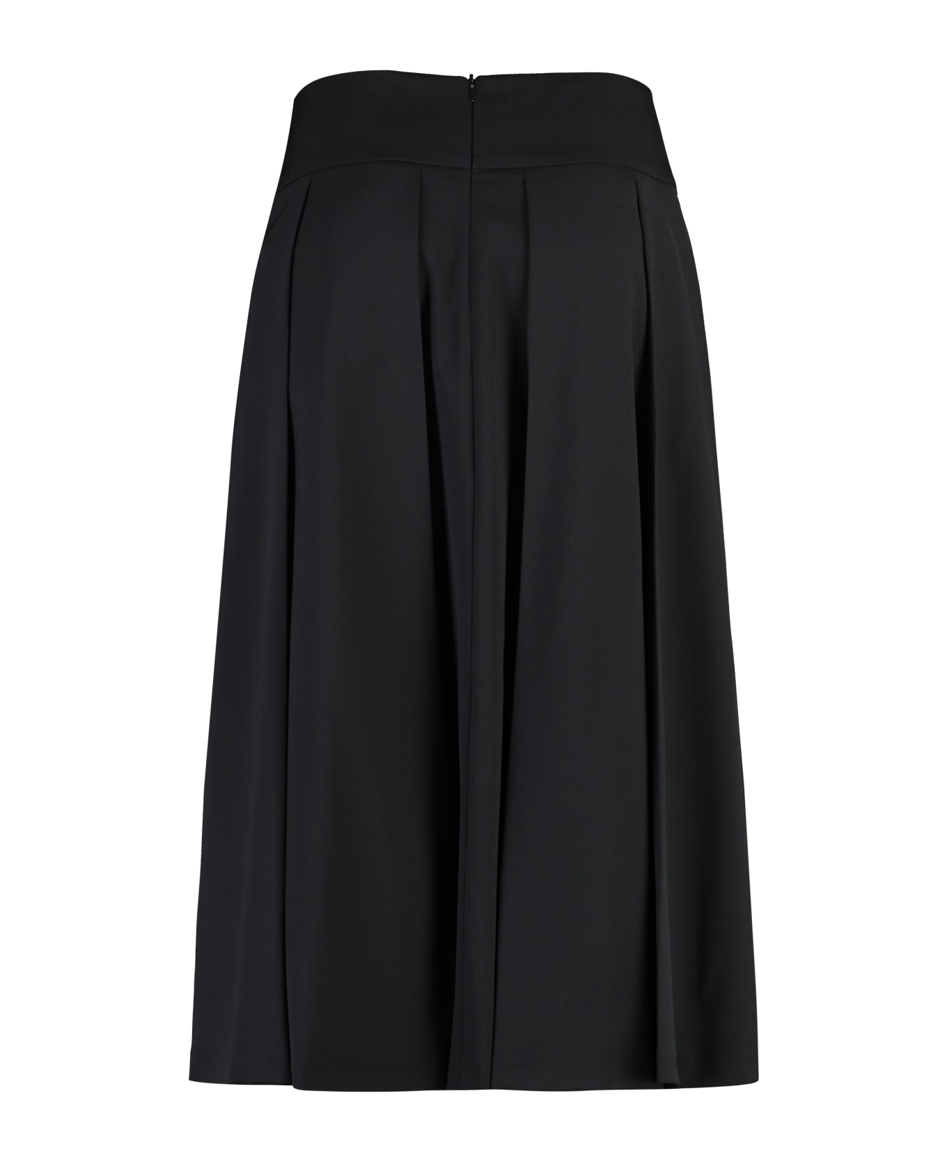 Patou Pleated Skirt - black
