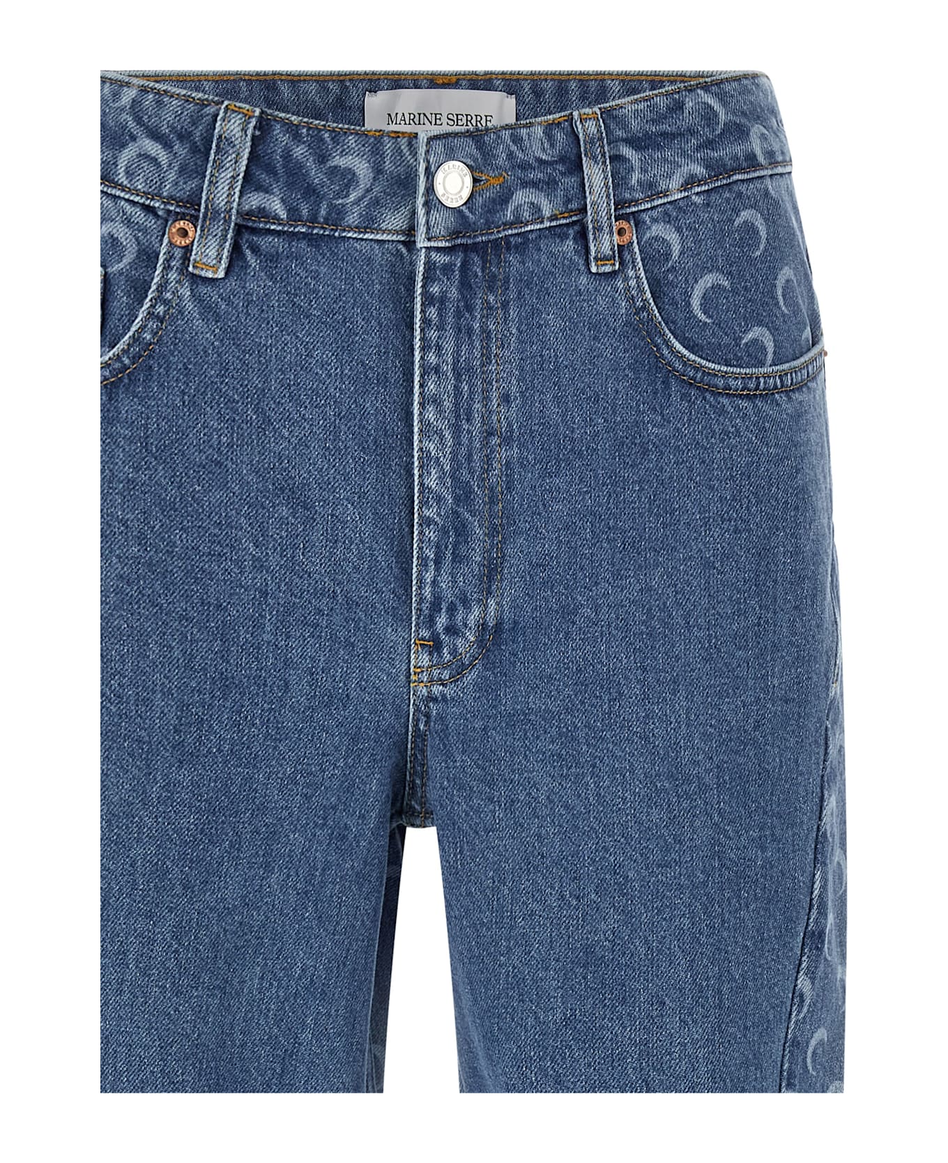 Marine Serre 
moon
 Jeans - Light Blue