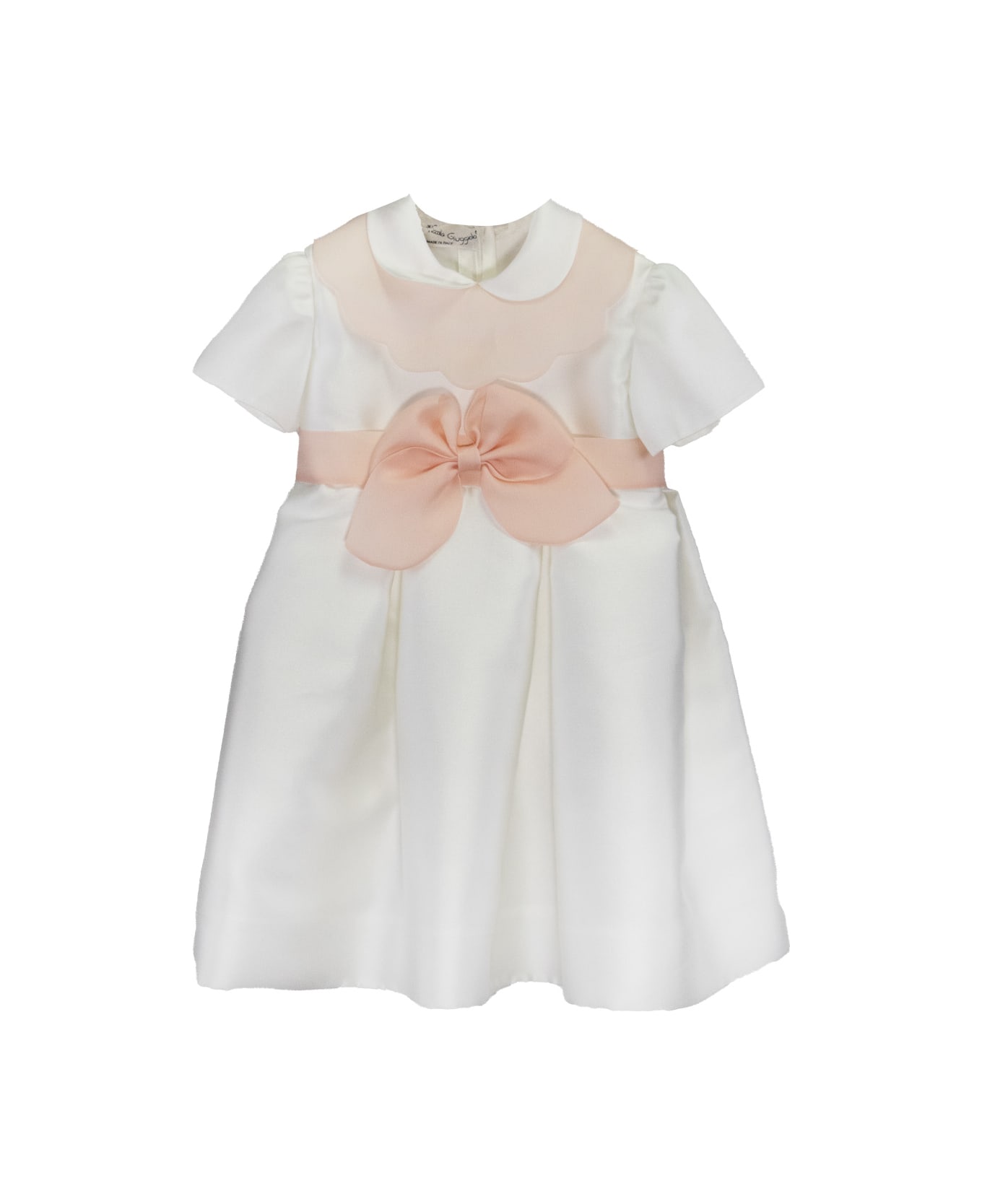 Piccola Giuggiola Silk Blend Dress - White